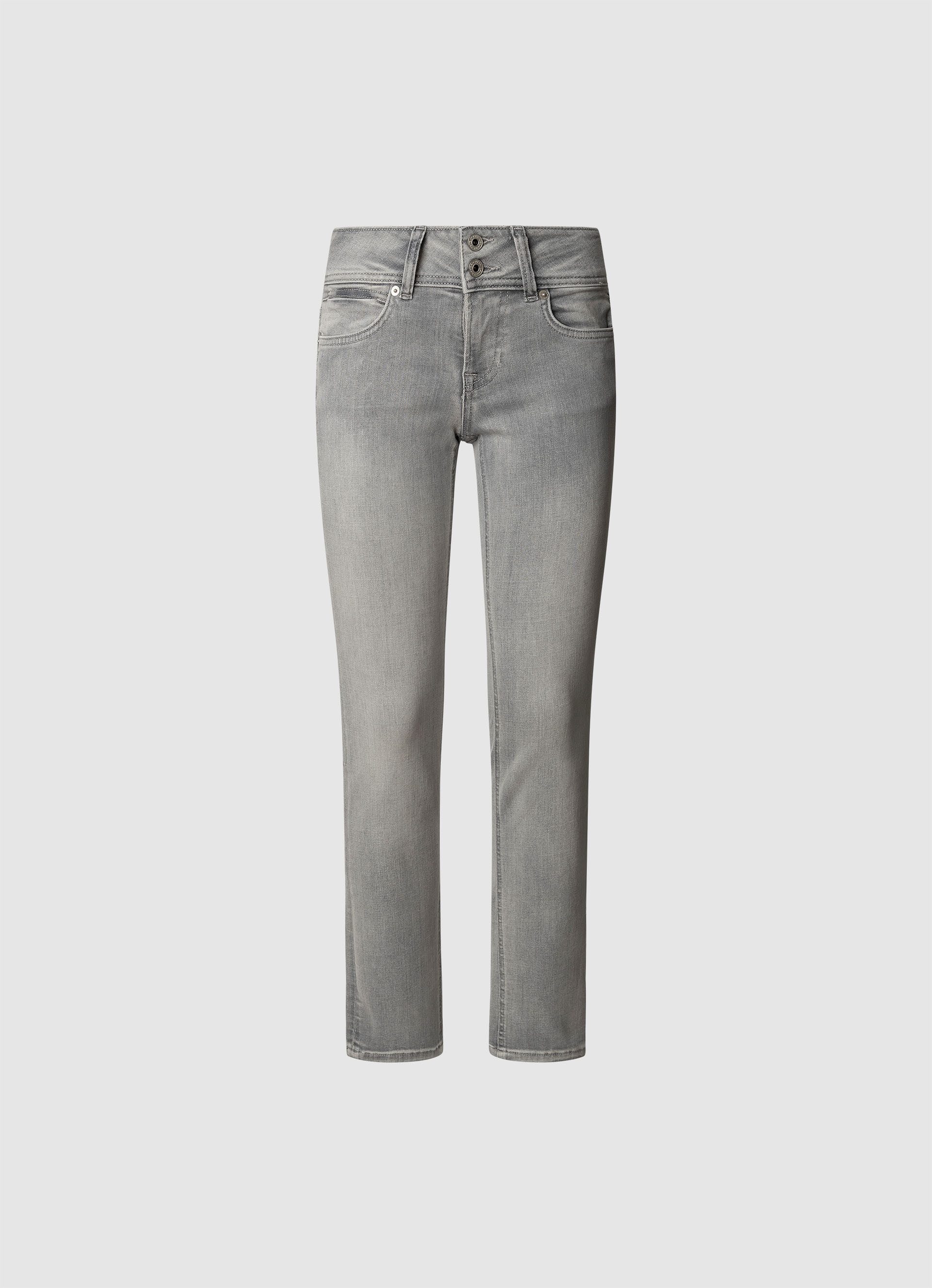 Pepe Jeans Slim-fit-Jeans SLIM JEANS LW mit doppeltem Knopfverschluss
