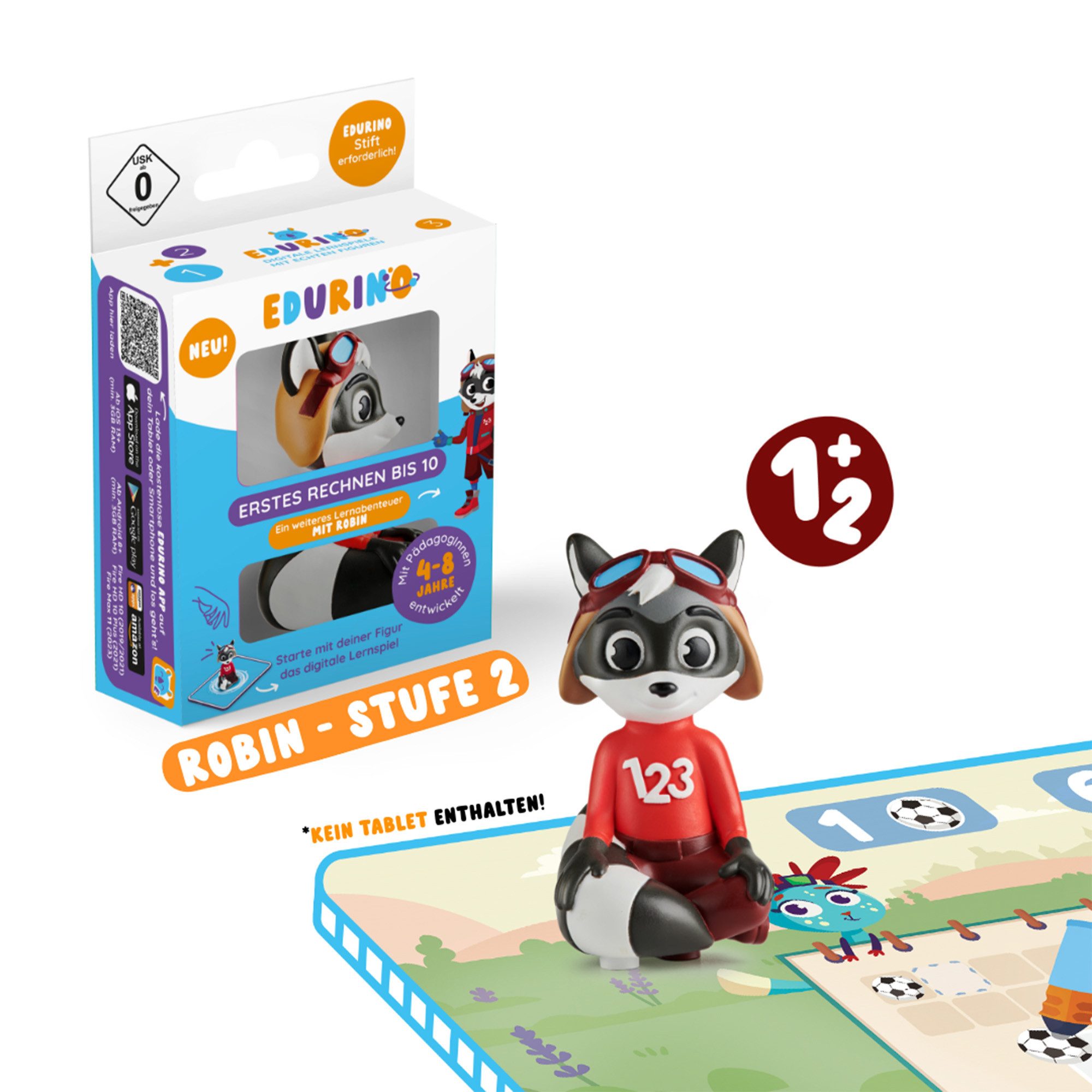 Edurino Lernspielzeug Lernfigur Edurino Figur Robin 2 - Erstes Rechnen bis günstig online kaufen