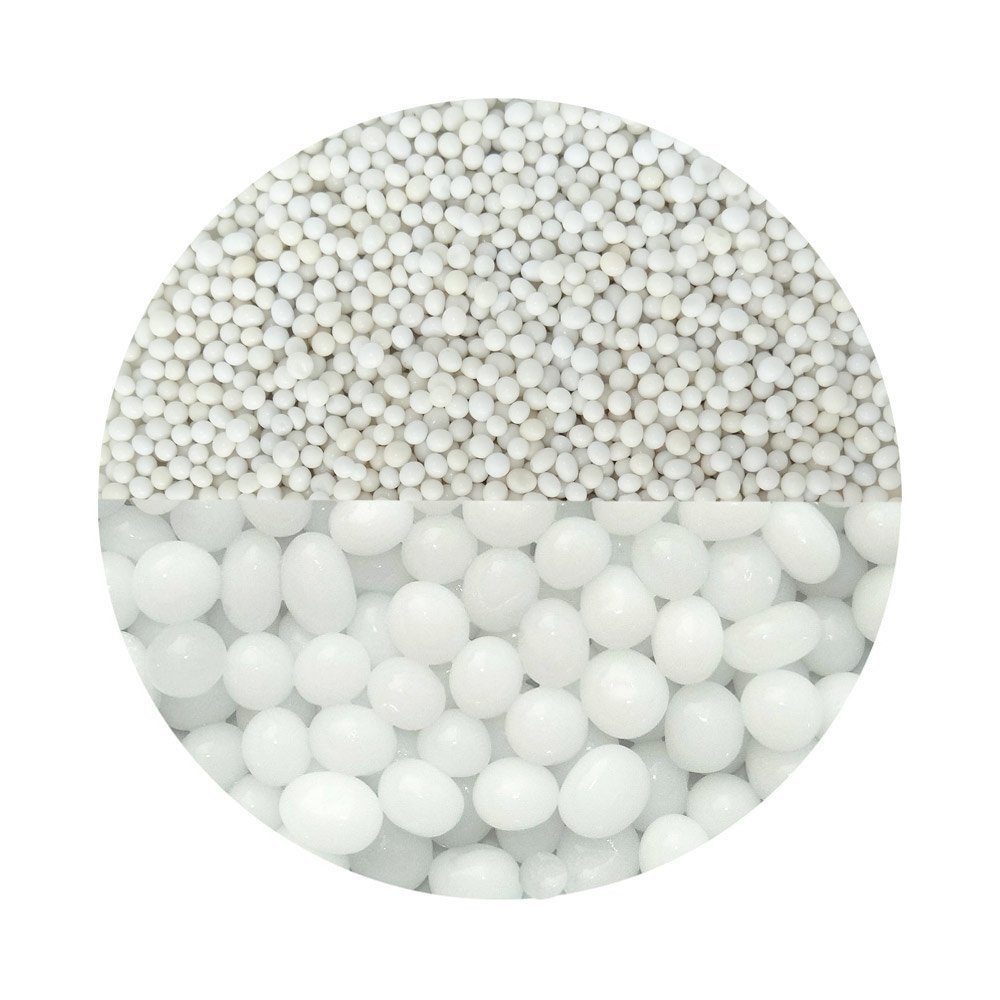 trendfinding Deko-Granulate 100 g Hydroperlen Deko Granulat, (3,5-4 mm, Weiß)