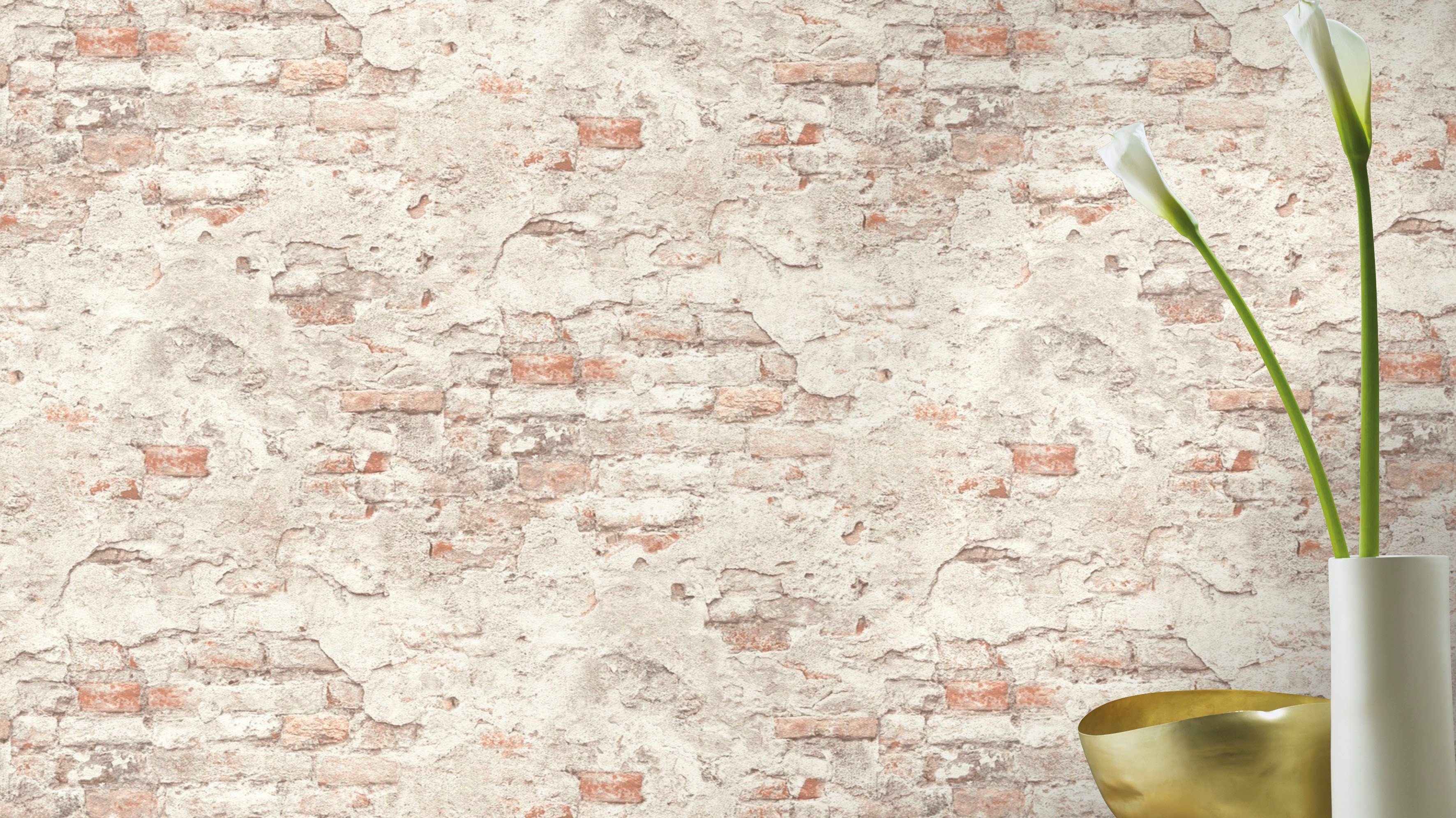 Rasch Vinyltapete Factory III, geprägt, Steinoptik, gemustert, (1 St) günstig online kaufen