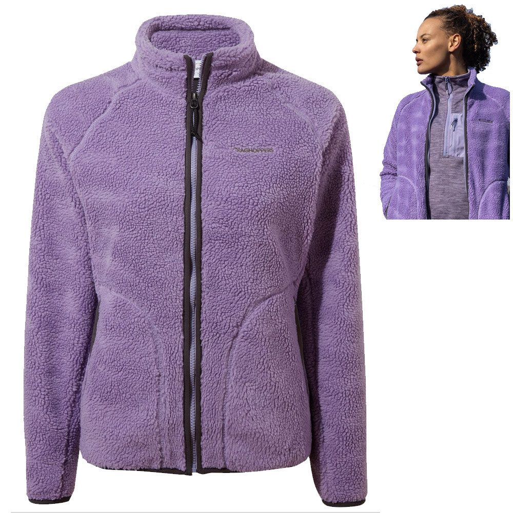 Trekkingjacke Craghoppers - Salara Jacket Damen Fleecejacke Zip Fleece, purple