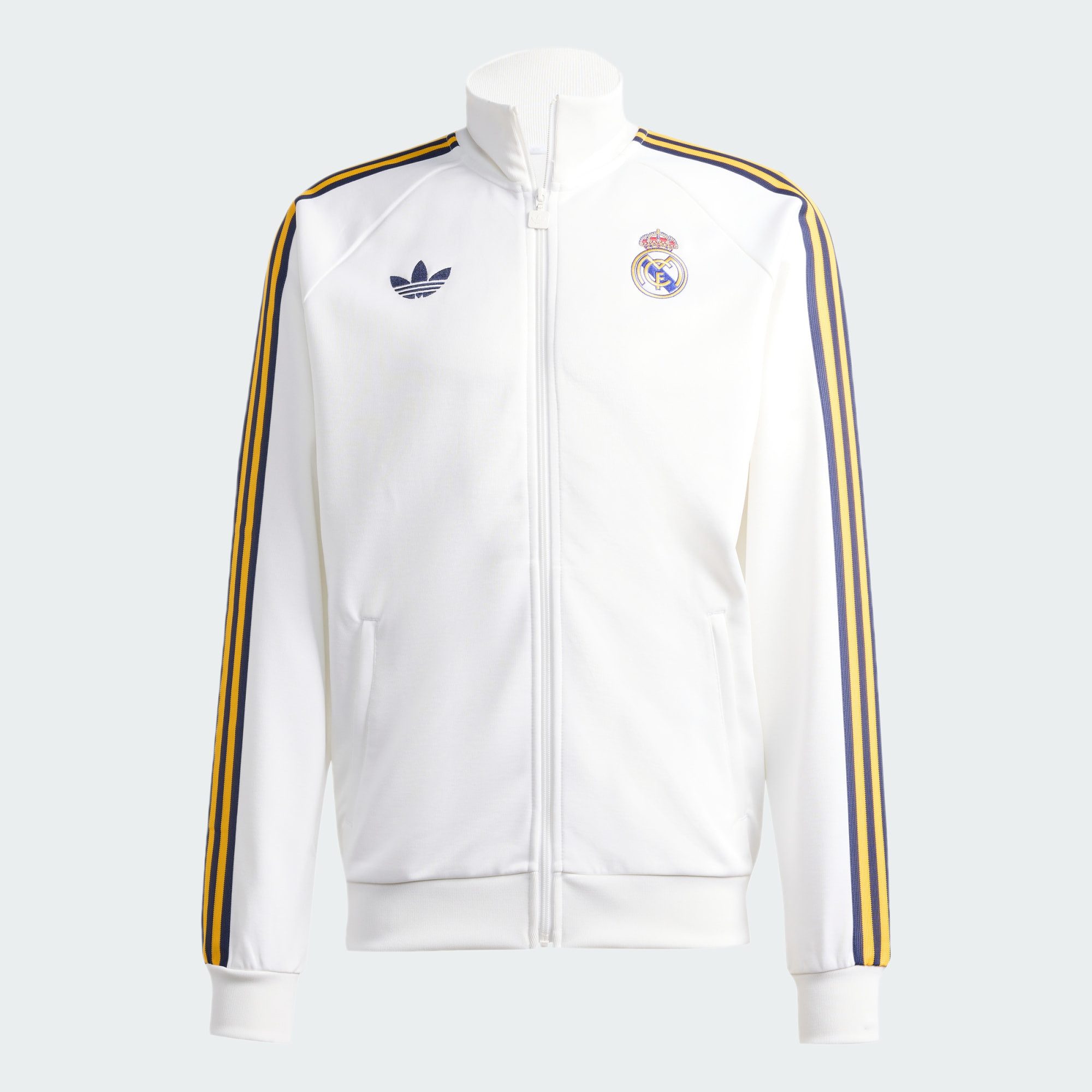 adidas Performance Sweatshirt REAL MADRID ORIGINALS HALF ZIP OBERTEIL (1-tlg)