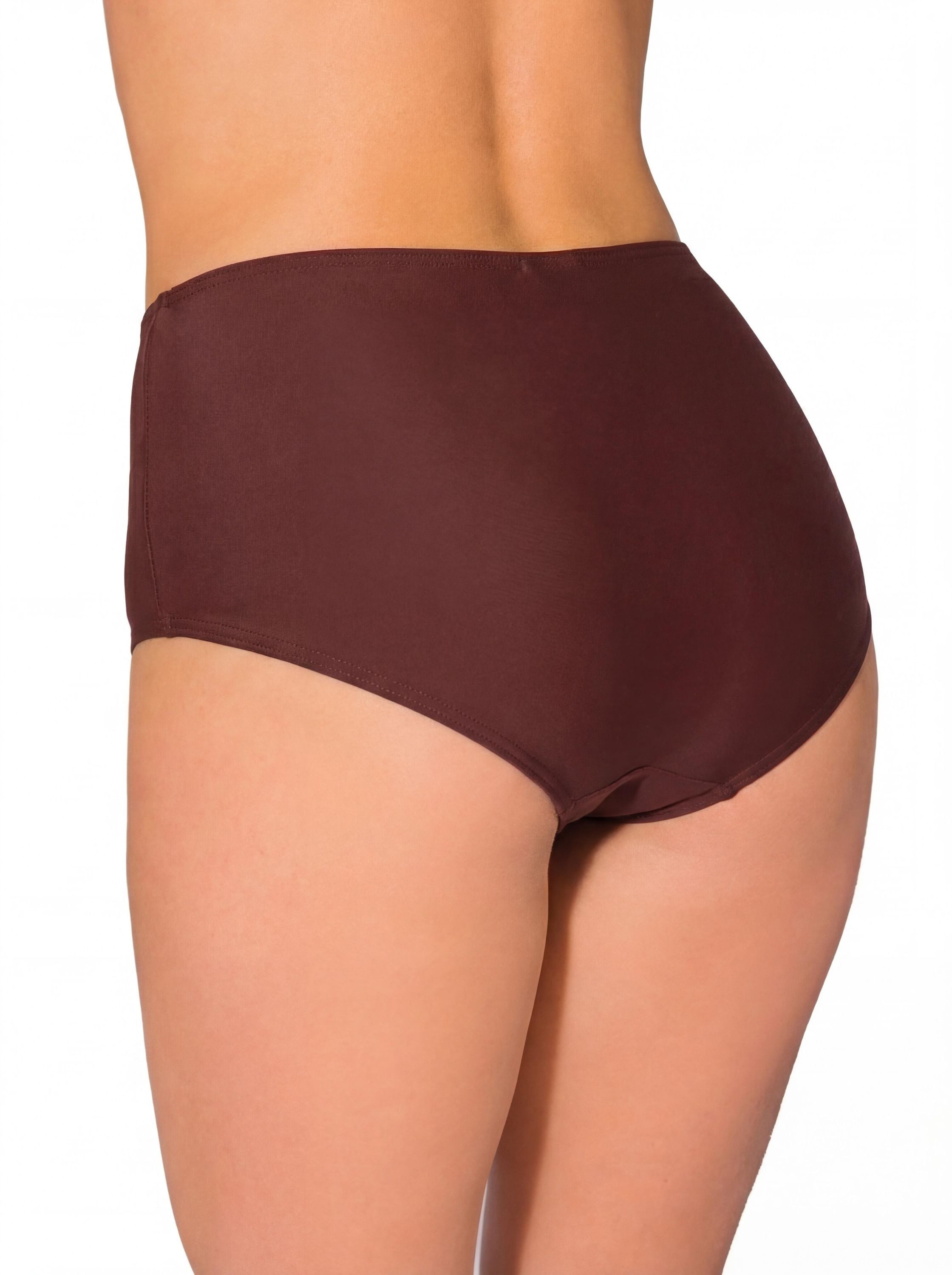 Aquarti Bikini-Hose Aquarti Damen Bikinihose Bikini-Slip mit Hohem Bund