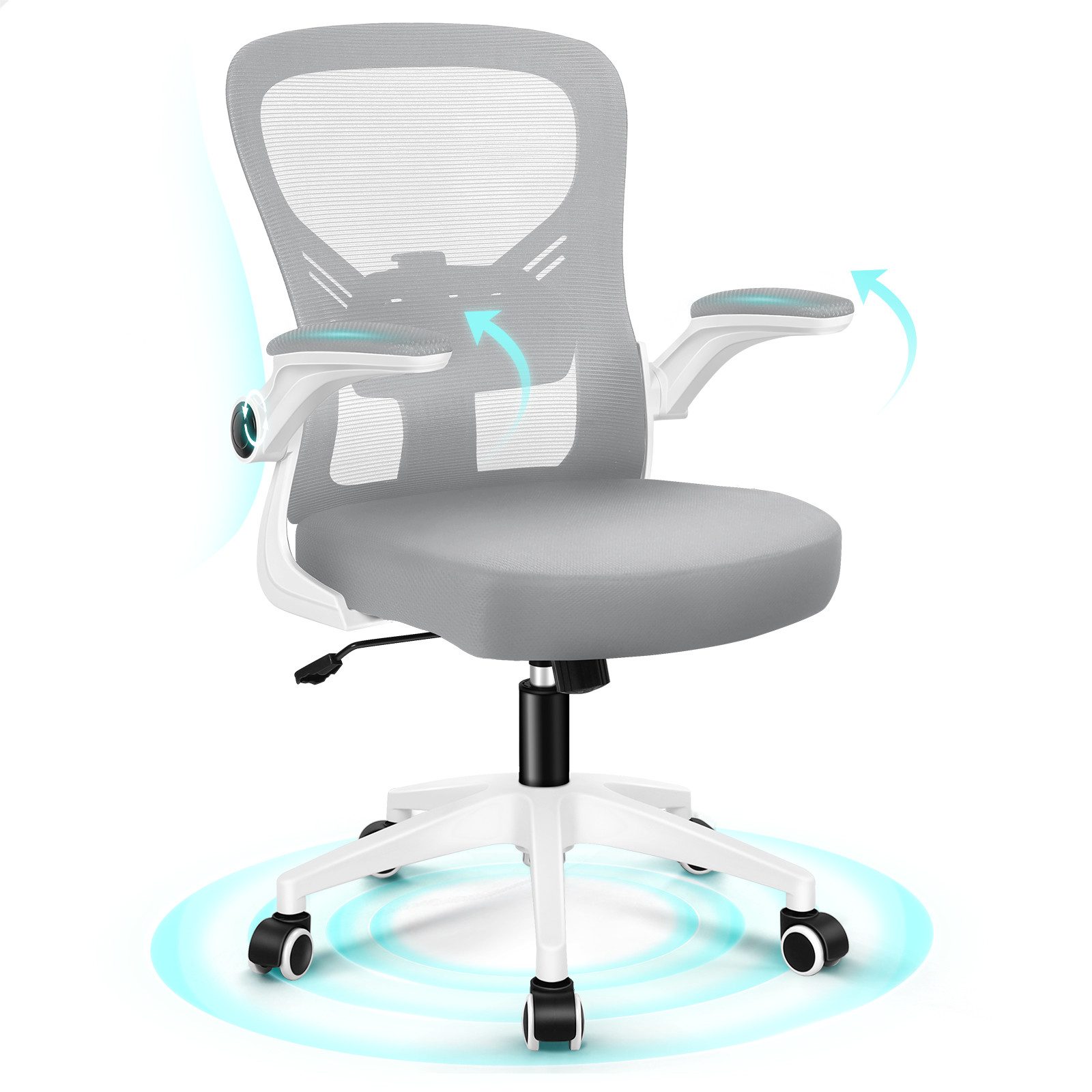 ALFORDSON Bürostuhl Ergonomischer, verstellbare Lendenwirbelstütze, (1 günstig online kaufen