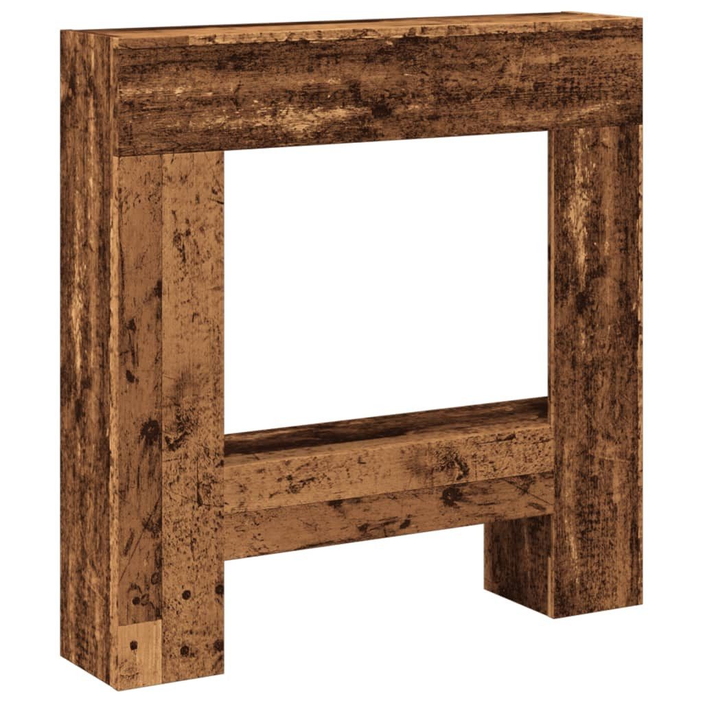 vidaXL Kaminumbauschrank Kaminumrandung Altholz-Optik 81x18x82 cm Holzwerkstoff