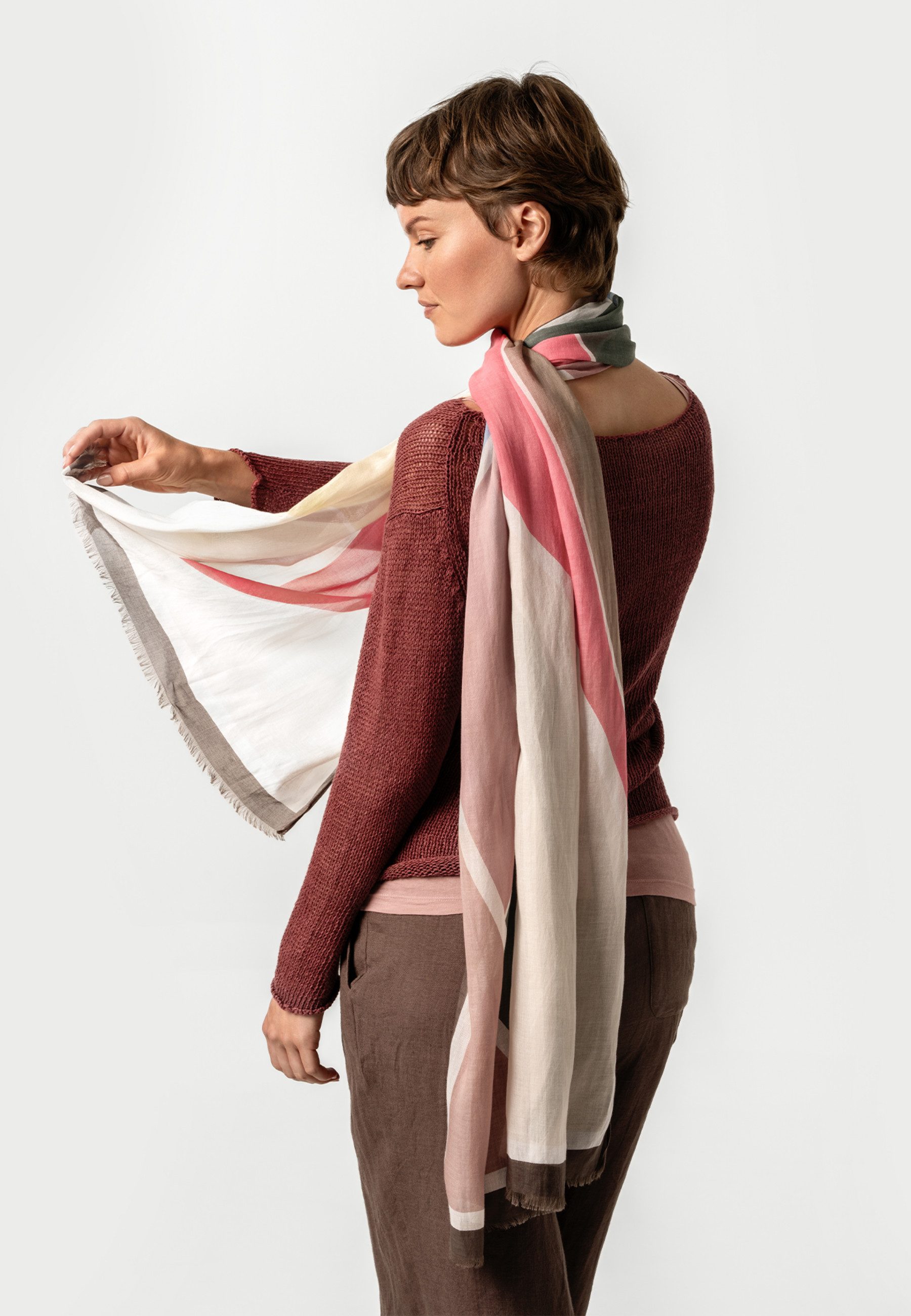 LIVING CRAFTS Modeschal AVIGNON, GOTS zertifiziert