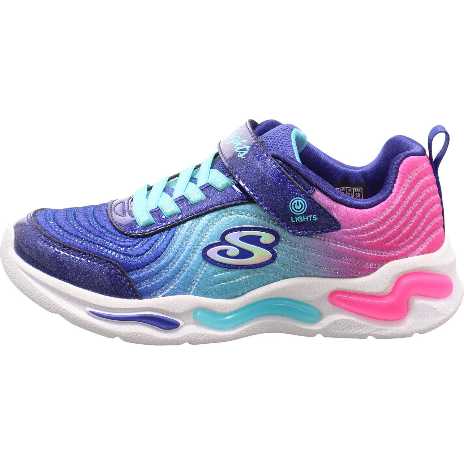 Skechers S Lights Wavy Beams Ombre Express Sneaker