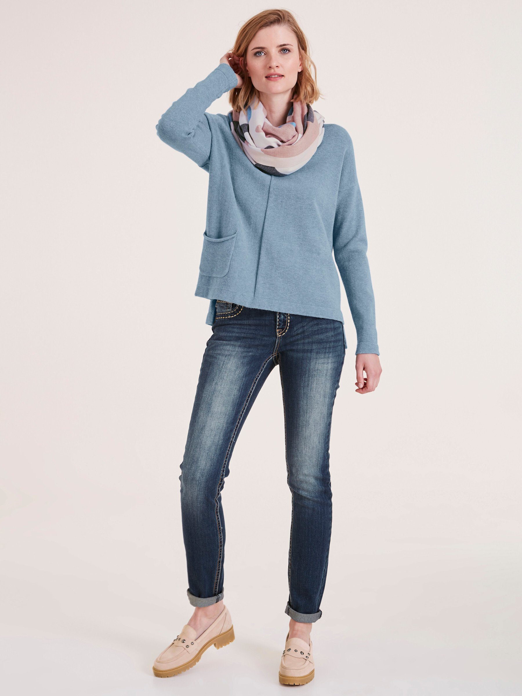 heine Strickpullover bleu