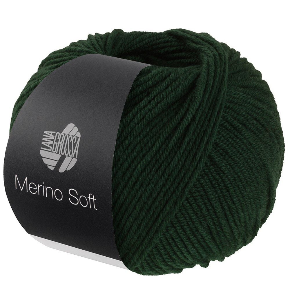 LANA GROSSA MERINO SOFT Wolle Häkelwolle, 125 m (Weiches Mischgarn aus Merinowolle und Mikrofaser), 50 g