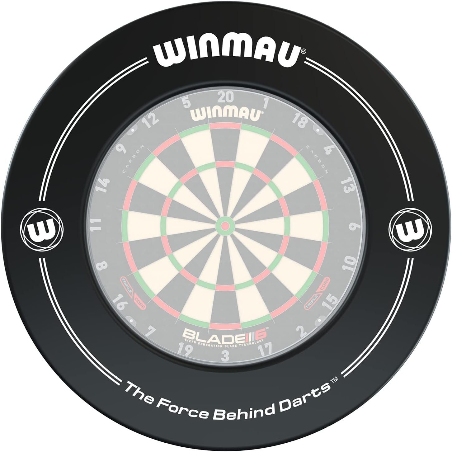 Winmau Dart-Wandschutz Catchring schwarz 4400, Dartscheibe Dart Scheibe Darts