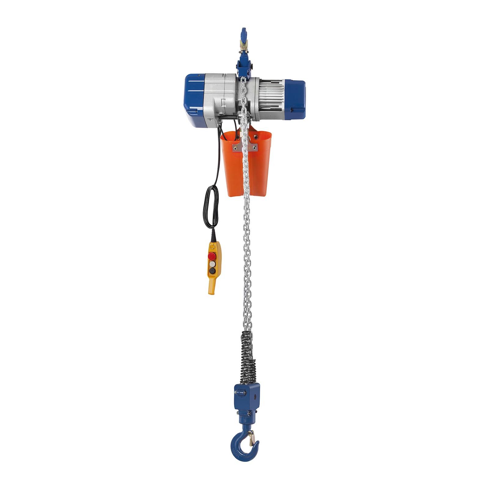 MSW Seilwinde 2000 kg 6m Kettenzug Flaschenzug Hebezug Kettenflaschenzug Elektro, 400 V
