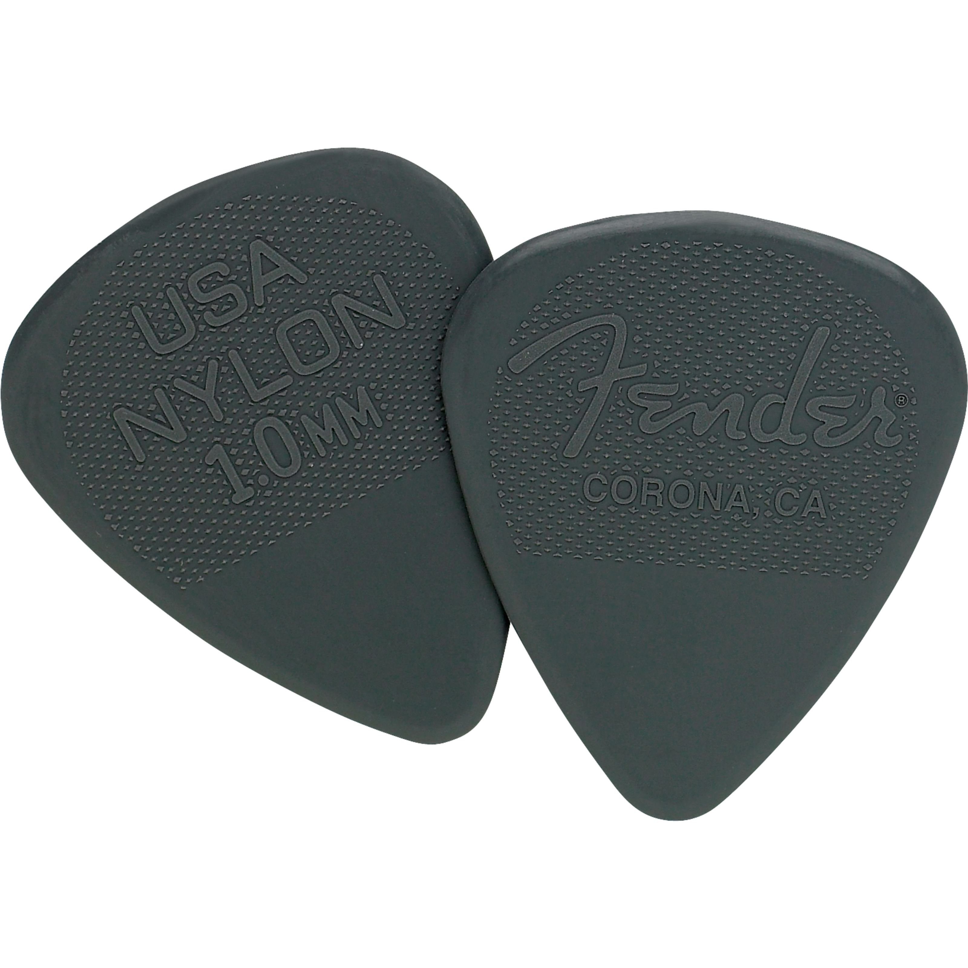 Fender Plektrum, Nylon Picks 12er Set 1,0 - Plektren Set