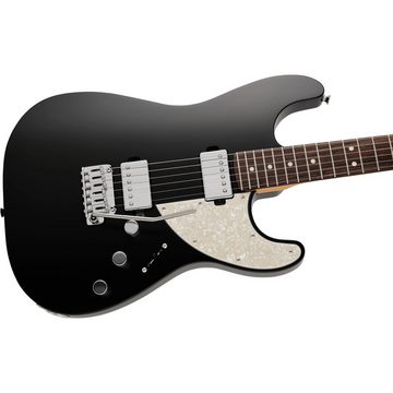 Fender E-Gitarre, E-Gitarren, ST-Modelle, Made in Japan Elemental Stratocaster HH RW Stone Black - E-Gitarre