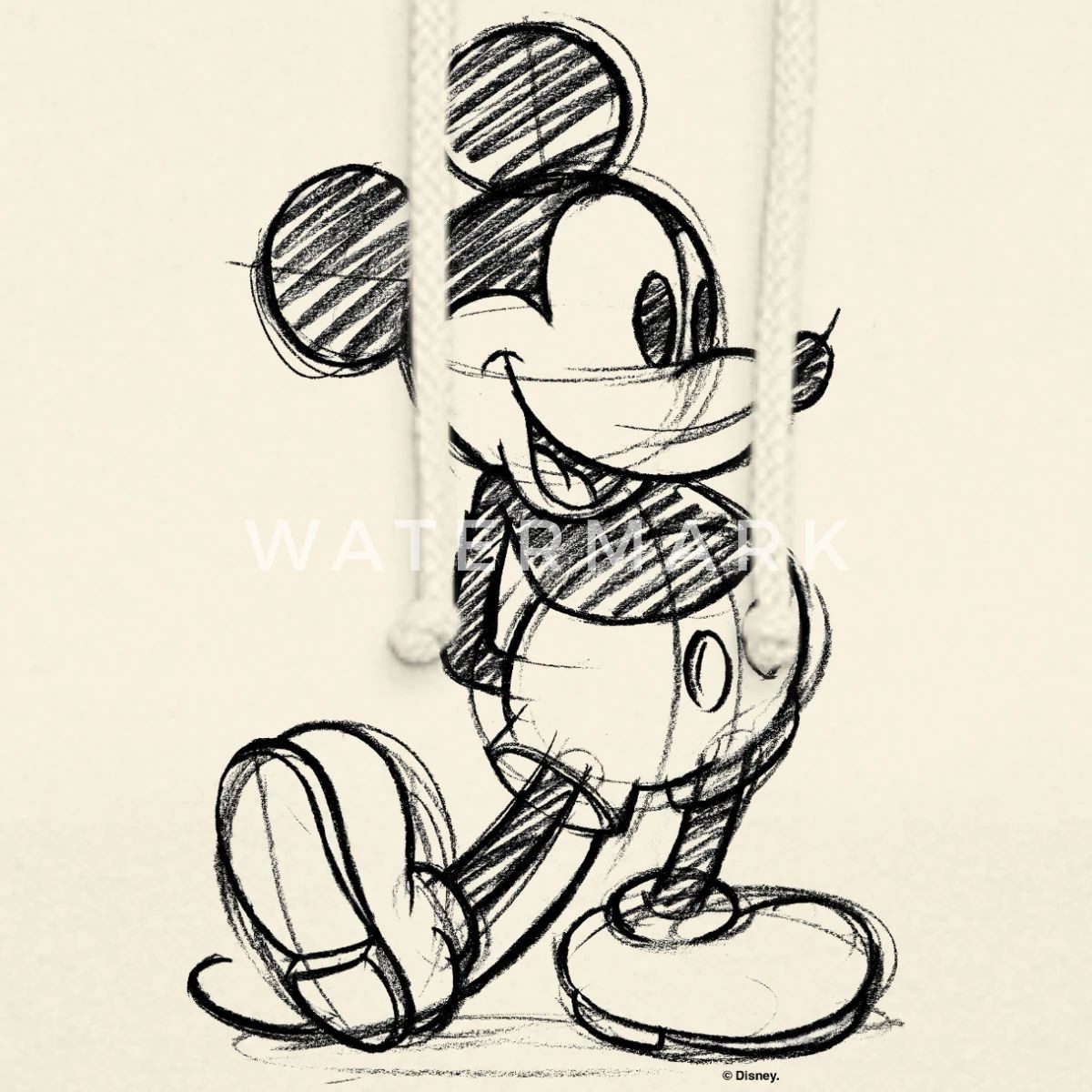Spreadshirt Hoodie Mickey & Minnie Zeichnung Unisex Hoodie (1-tlg)