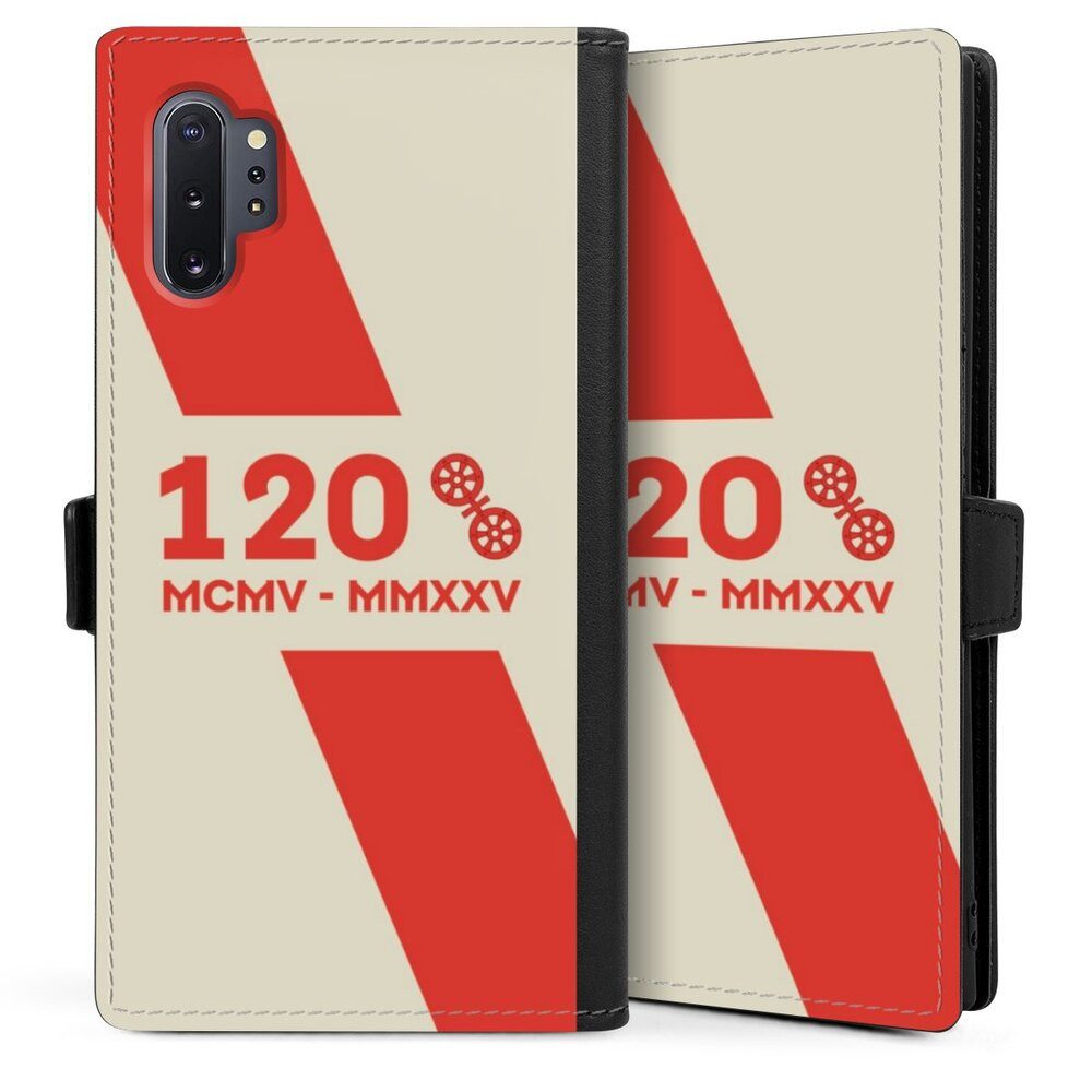 DeinDesign Handyhülle 1. FSV Mainz 05 E.V. 120 Jahre Bundesliga, Samsung Galaxy Note 10 Plus Hülle Handy Flip Case Wallet Cover