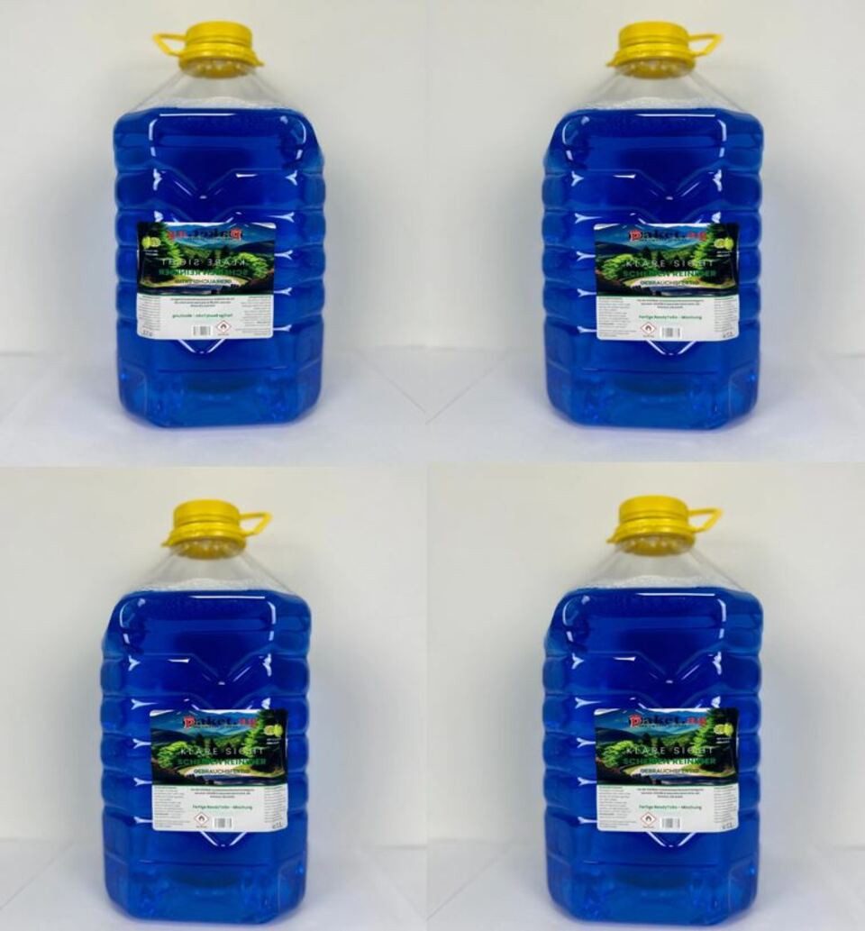 Paket.ag Scheibenfrostschutz 20L Scheibenreiniger gebrauchsfertig Sommer Citrus–Insektenentferner, 20 St.