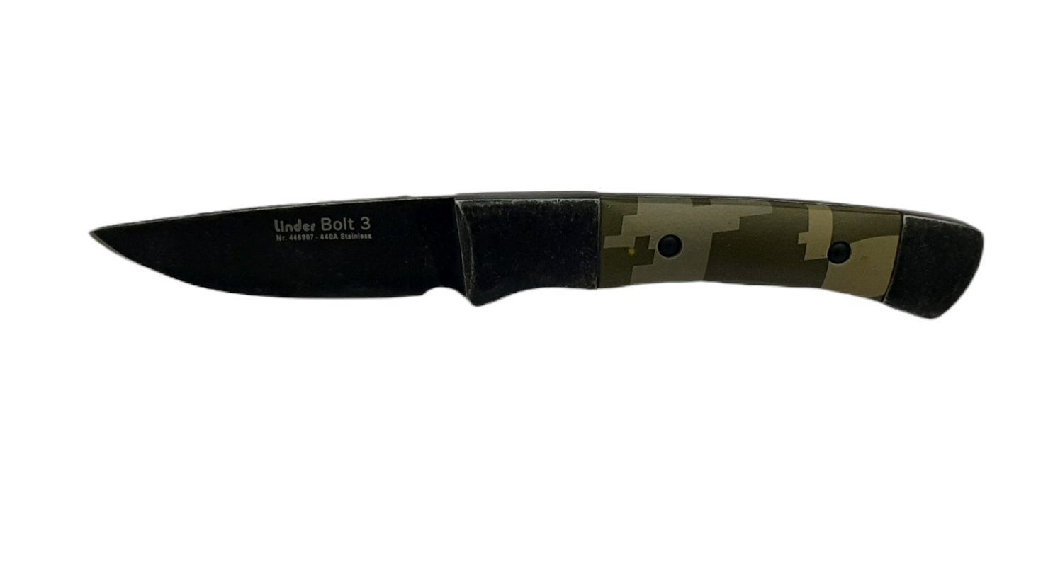 Griff BOLT Feststehendes G10 Linder Messer Universalmesser 3 mit Linder