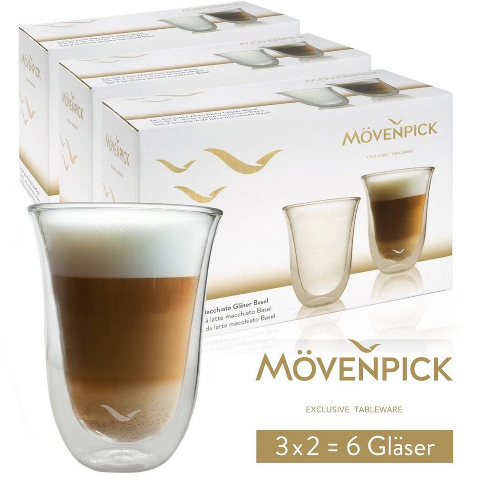 SALE! 6er Doppelwandige Thermo Gläser  Latte Macchiato Kaffee Thermoglas 400ml