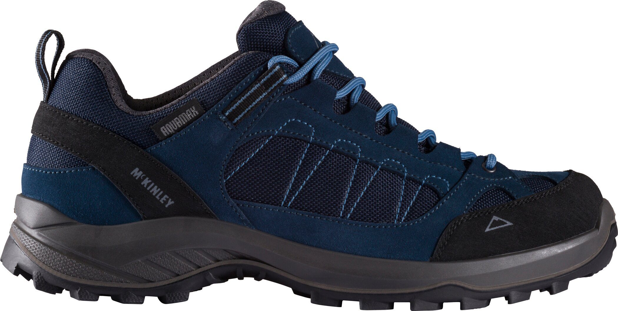 DARK ANTHRACITE/BLUE He.-Outdoor-Schuh McKINLEY Wanderschuh Comfort Travel AQ