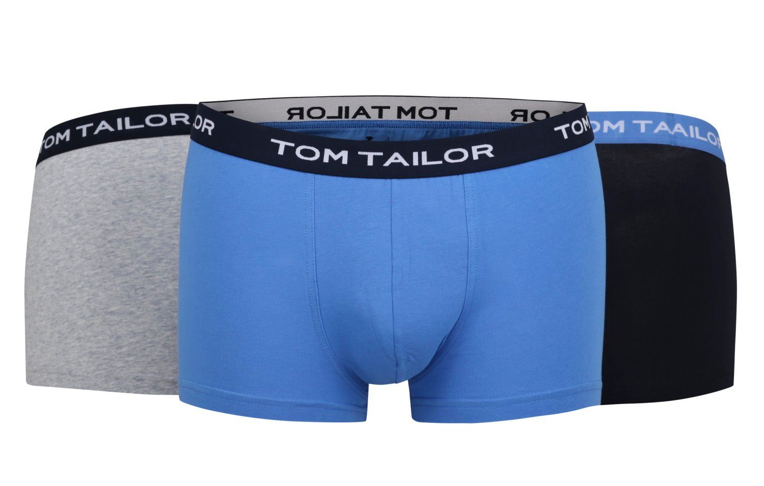 TOM TAILOR Retro Pants Herren Boxershorts (3-St) 3er Pack 621