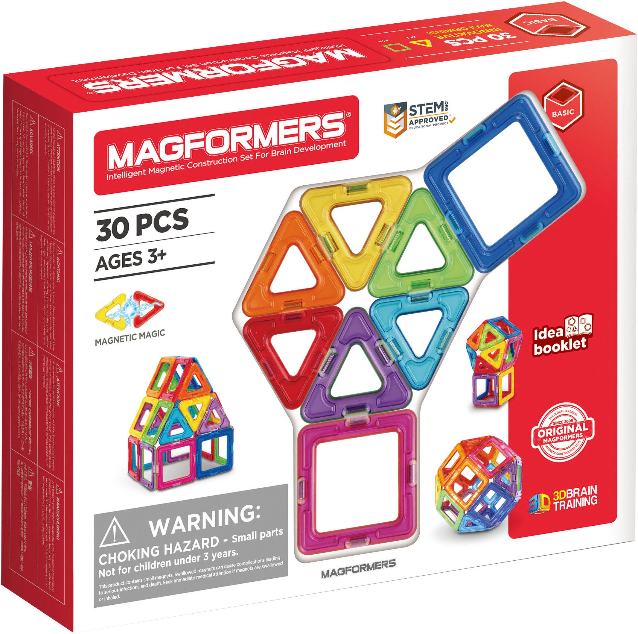 MAGFORMERS Magformers Basic 30 Teile Set Magnetspielbausteine, (30 St)