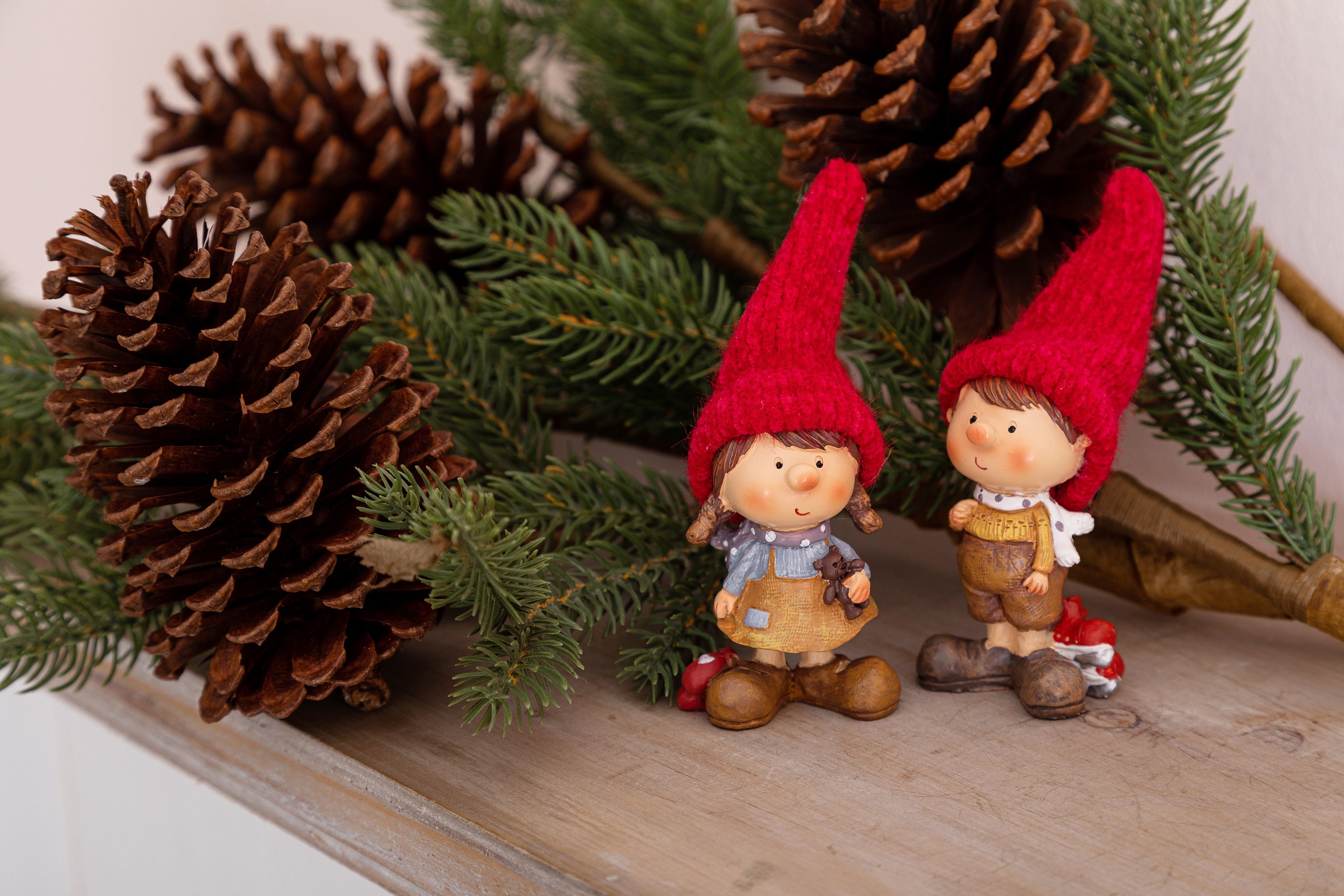 St), Myflair Wichtelpärchen, Höhe 11 2 Weihnachtsfigur cm Accessoires & (Set, ca. Weihnachtsdeko Möbel