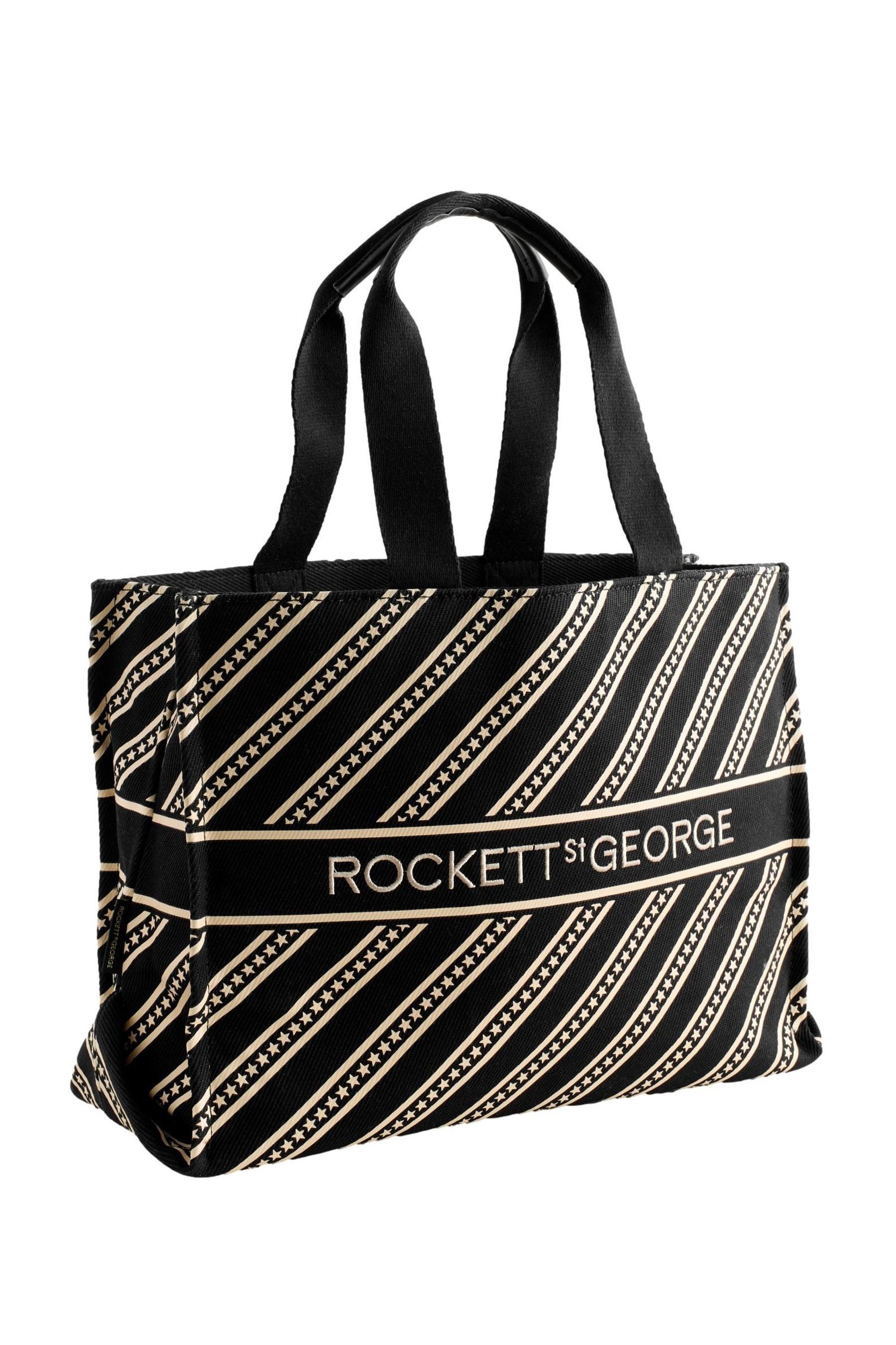 Rockett St George Handtasche Rockett St George gestreifte Canvas-Tragetasche (1-tlg)