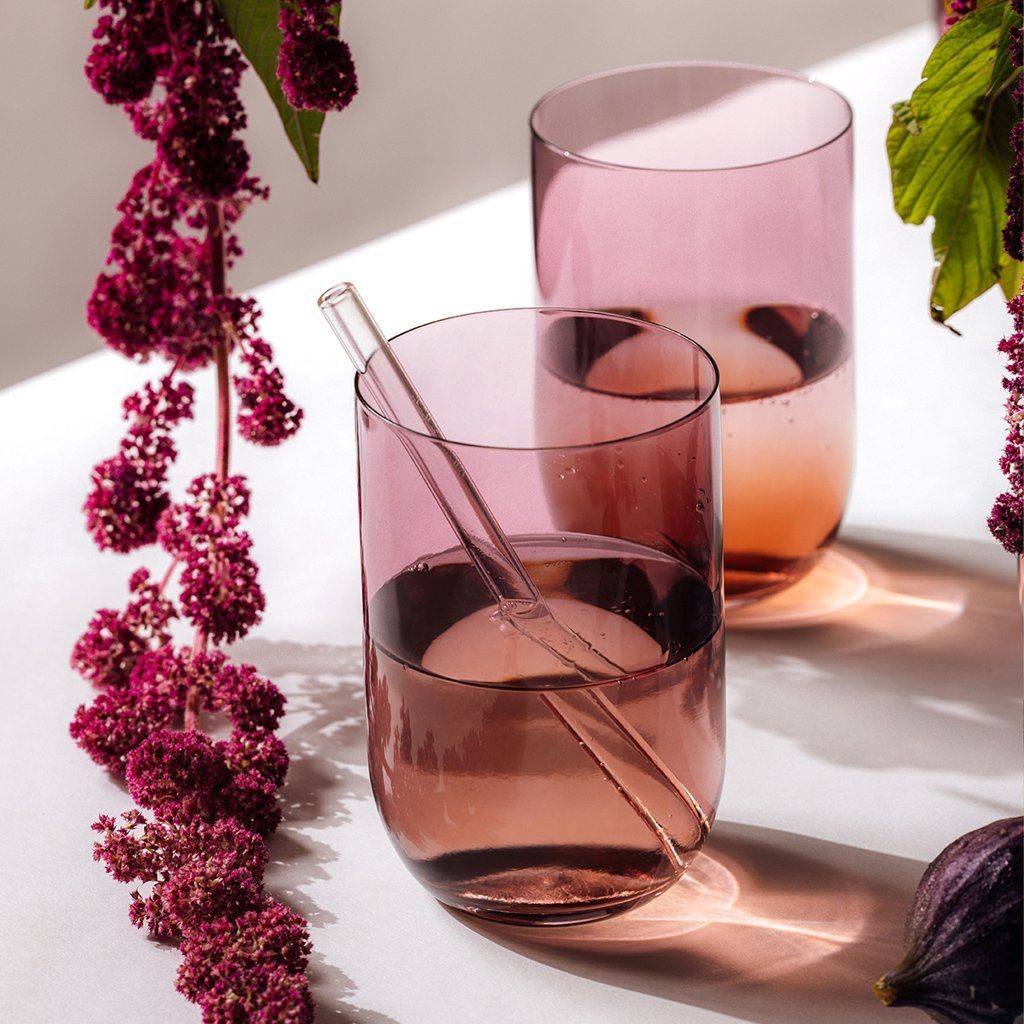 like. by Villeroy & Boch Longdrinkglas Like Grape Longdrinkbecher, 385 ml, 2 Stück, 2-tlg., Glas, Kristallglas, 2 Stck, spülmaschinenfest