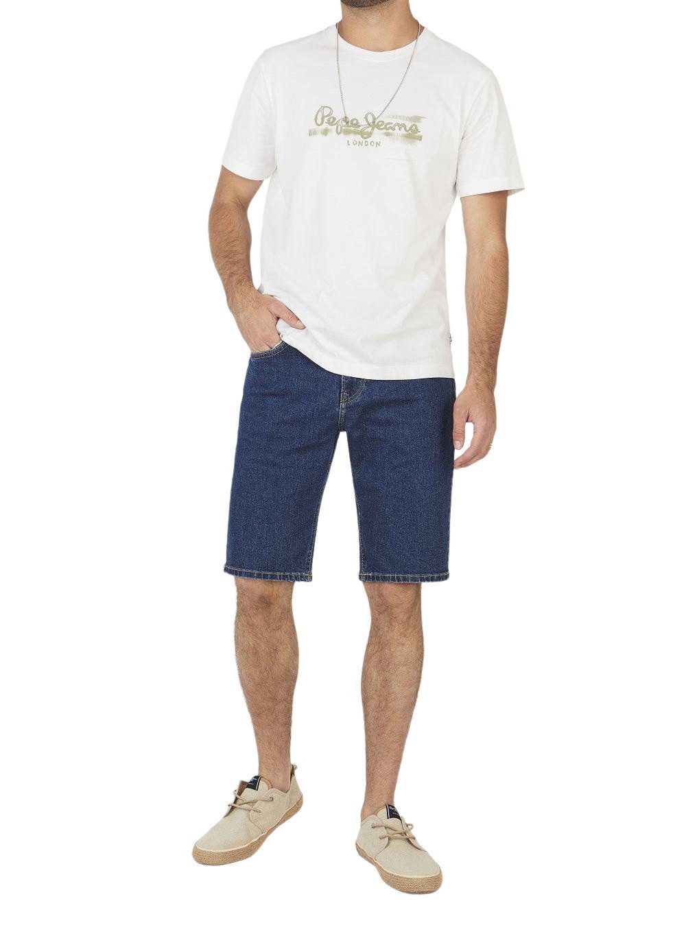 Pepe Jeans Jeansshorts STRAIGHT SHORT CASH mit Stretch