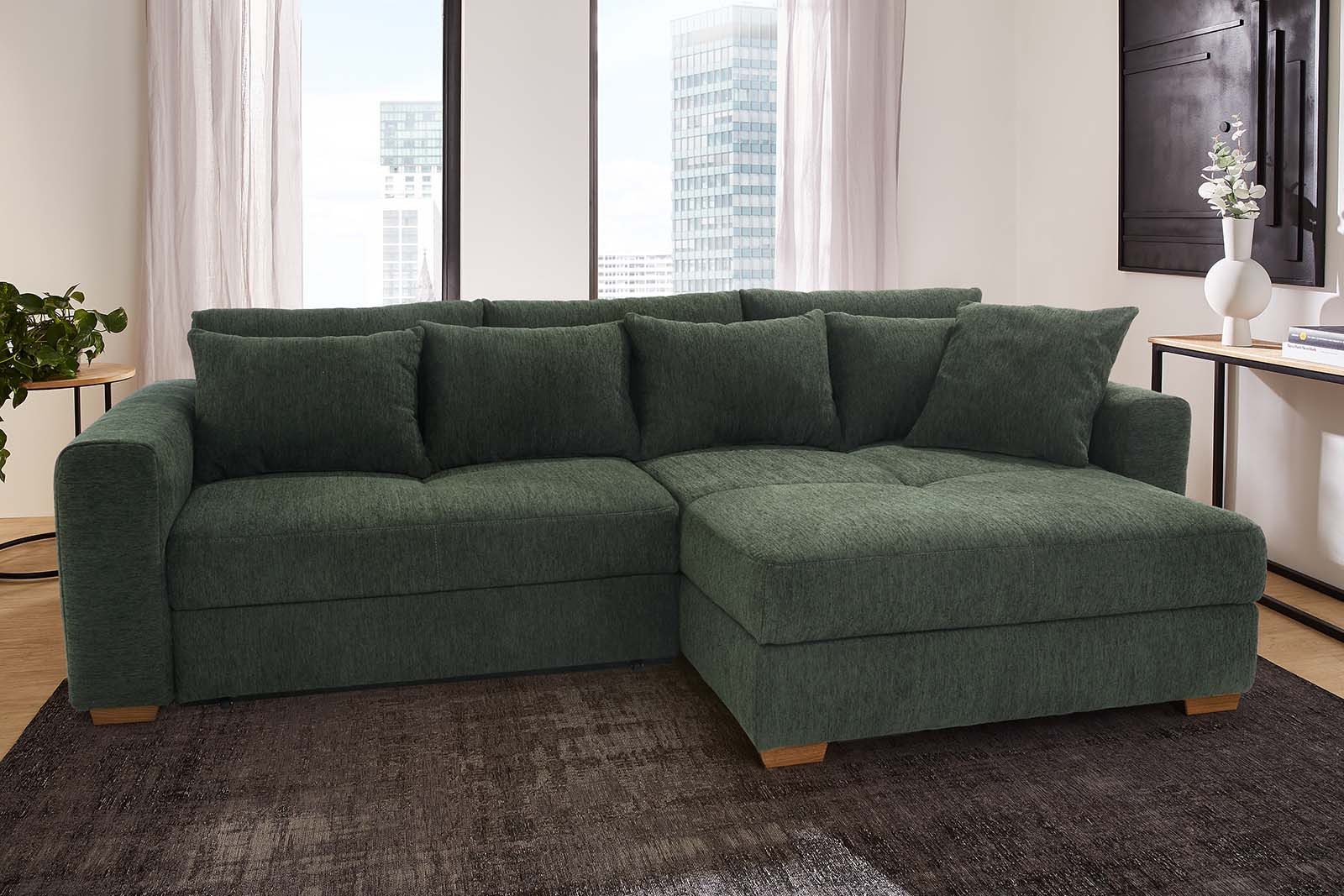 Jockenhöfer Gruppe Ecksofa "Kampen L-Form, B: 288 cm" mit Bettfunktion, Bet günstig online kaufen