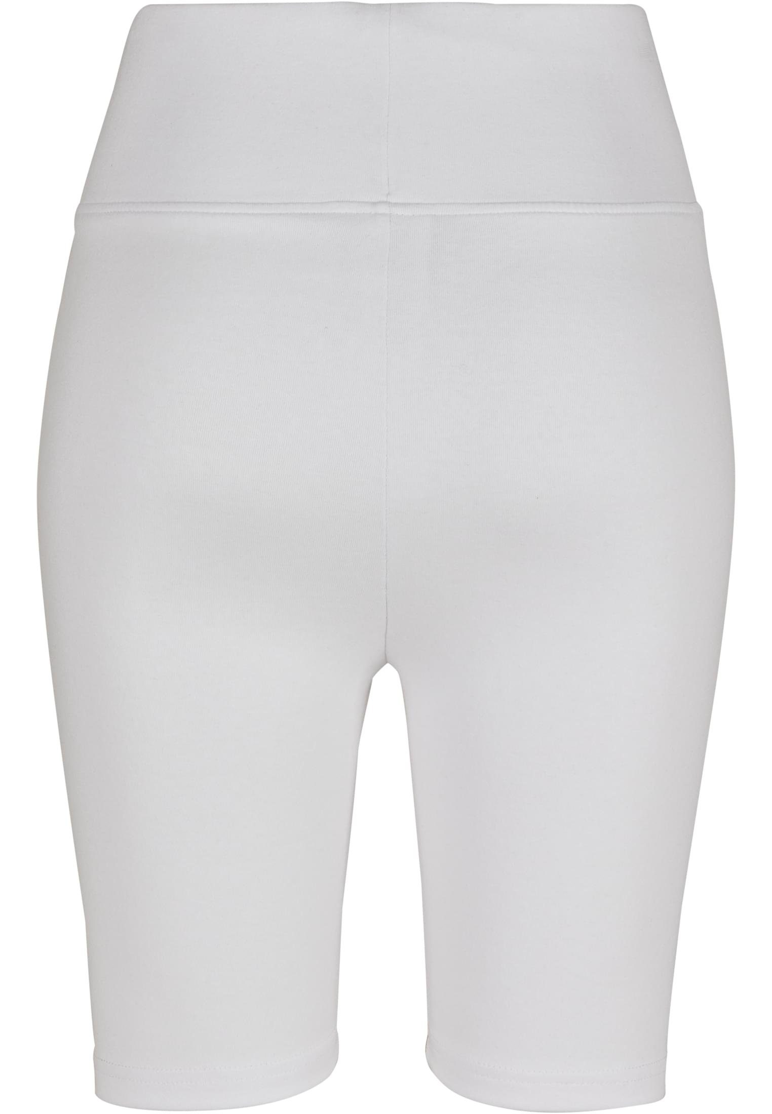 URBAN Waist Cycle CLASSICS Shorts Stoffhose white Ladies High Damen (1-tlg)
