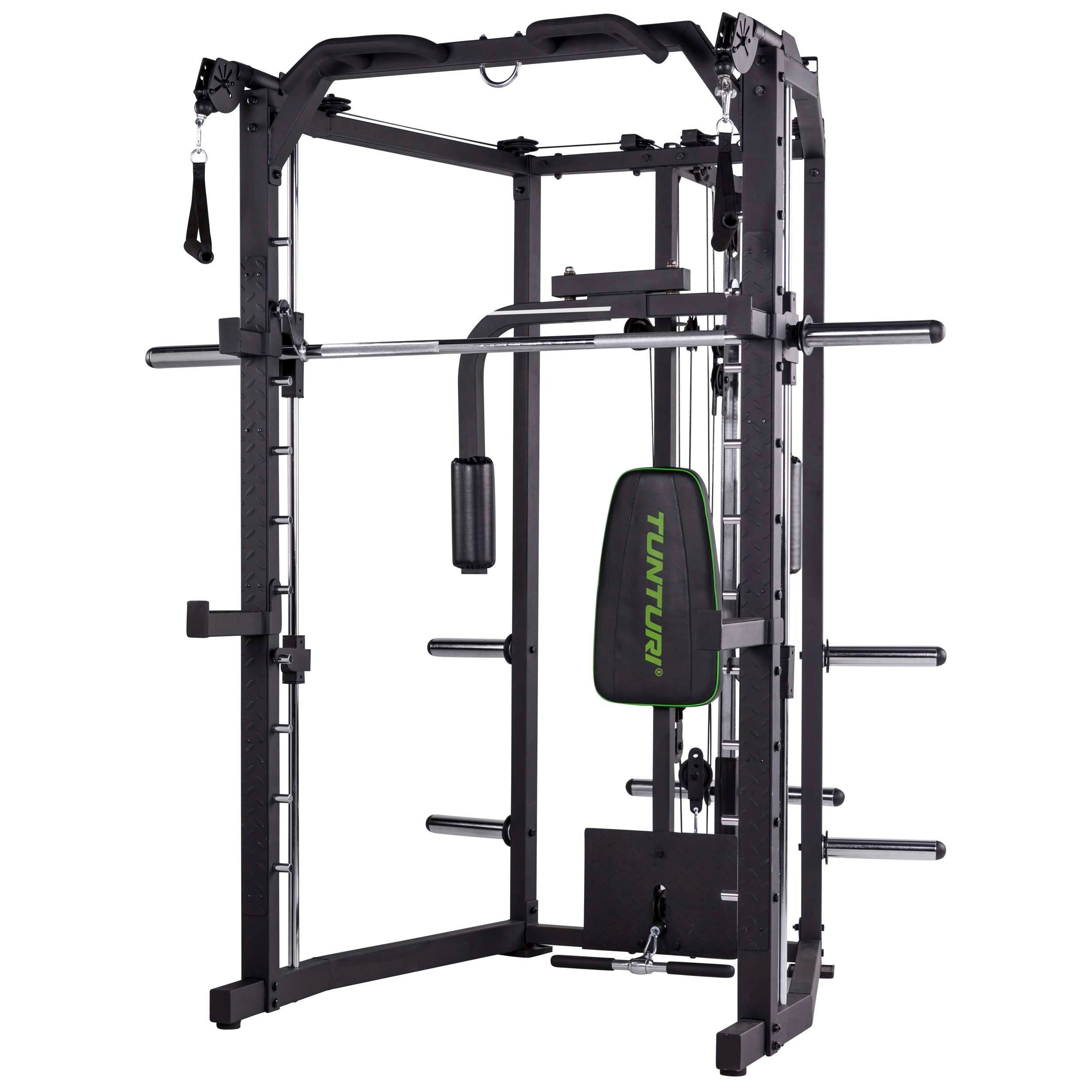 Tunturi Kraftstation Kraftstation Multigym -Full Smith Machine SM80 - mit Flaschenzug