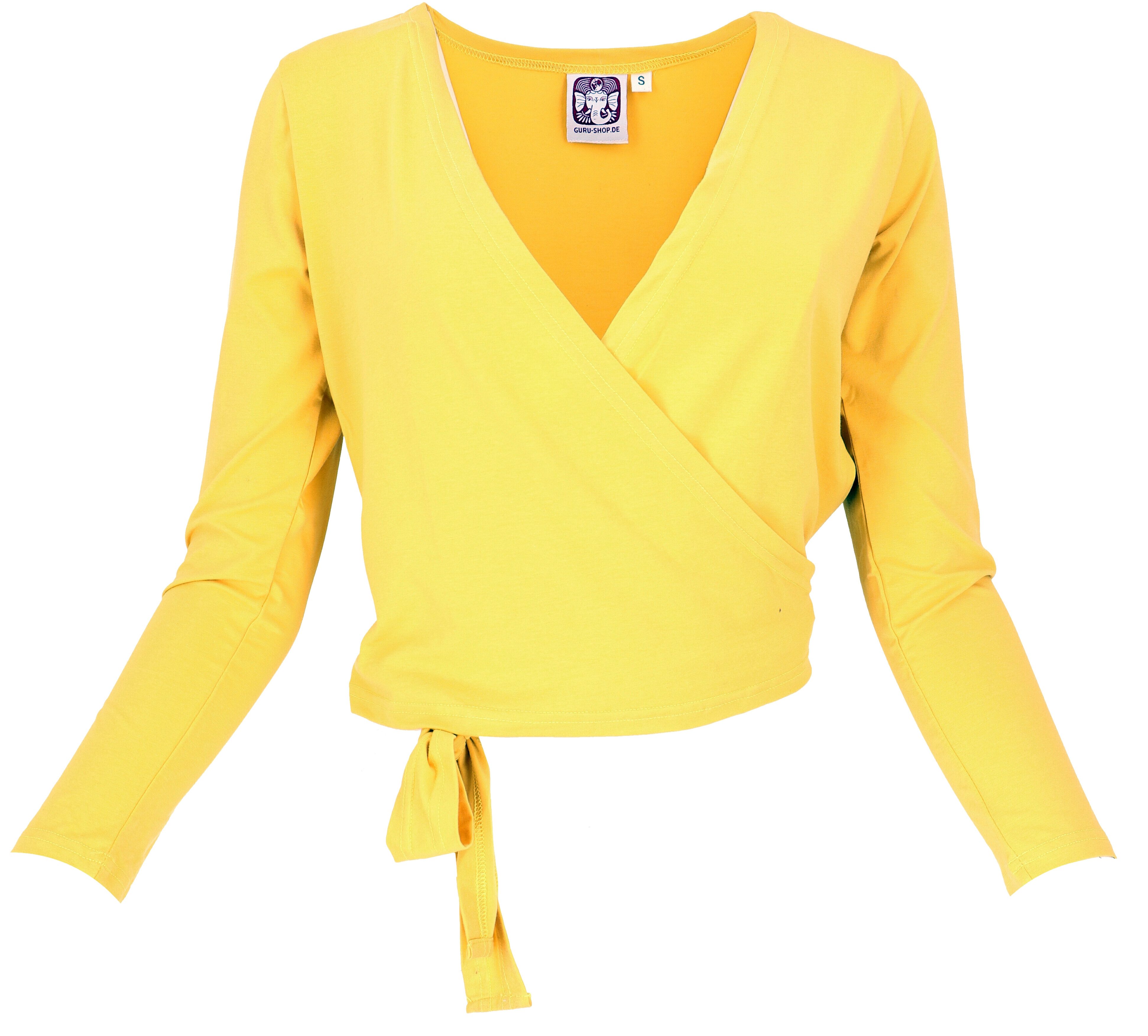 Guru-Shop Longsleeve Yoga Langarmshirt, Bio Baumwolle günstig online kaufen