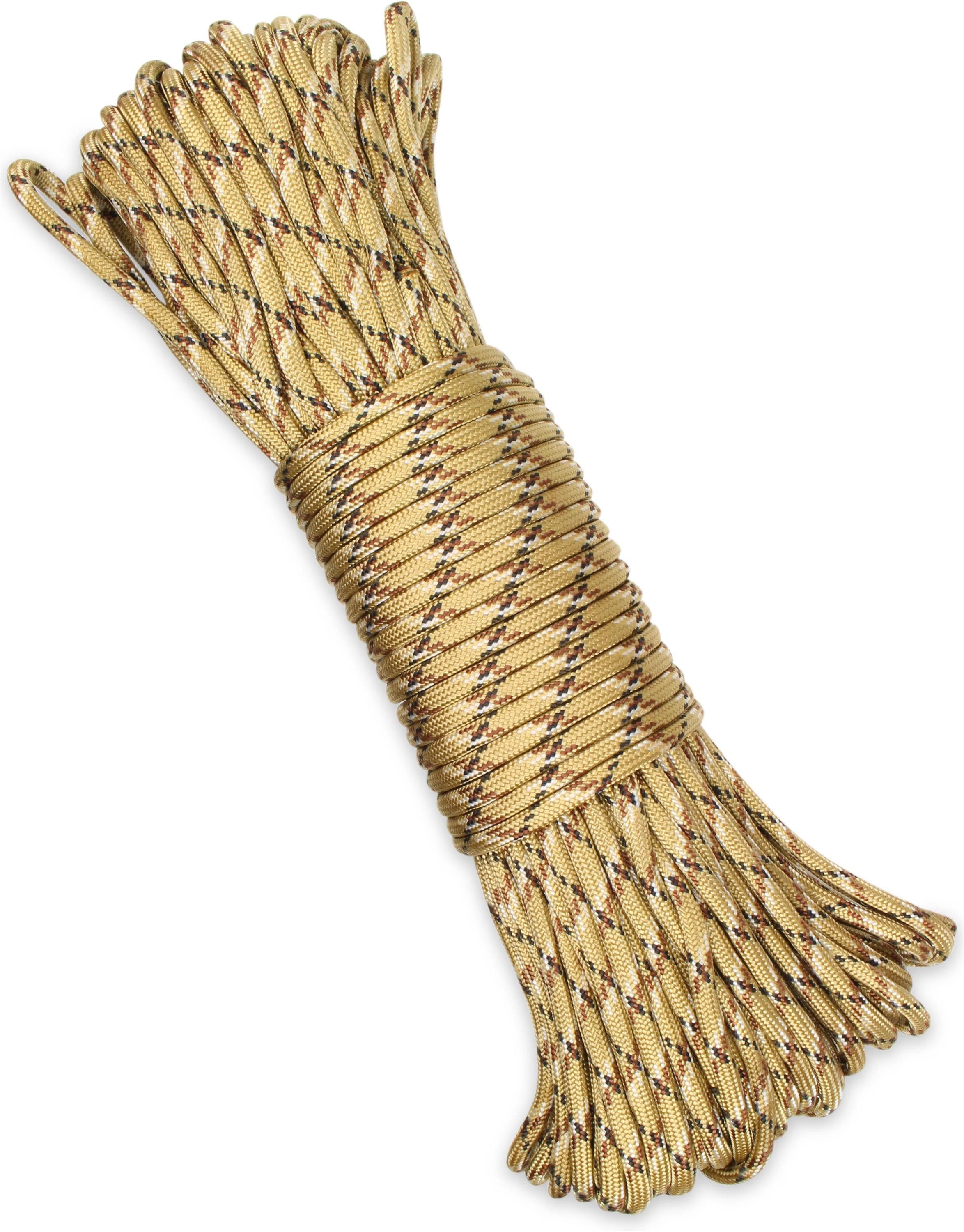 normani Entzündbares 550-Paracord-Seil, 4 mm x 30 m Seil, Entzündbares 550-Paracord-Seil, 4 mm x 30 m „Fire Rope“