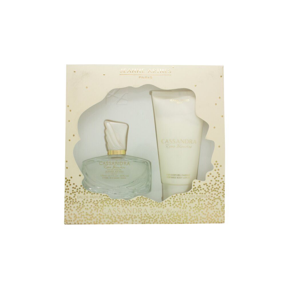 Jeanne Arthes Eau de Parfum Cassandra Roses Blanches Gift Set 100ml EDP + 100ml Body Lotion