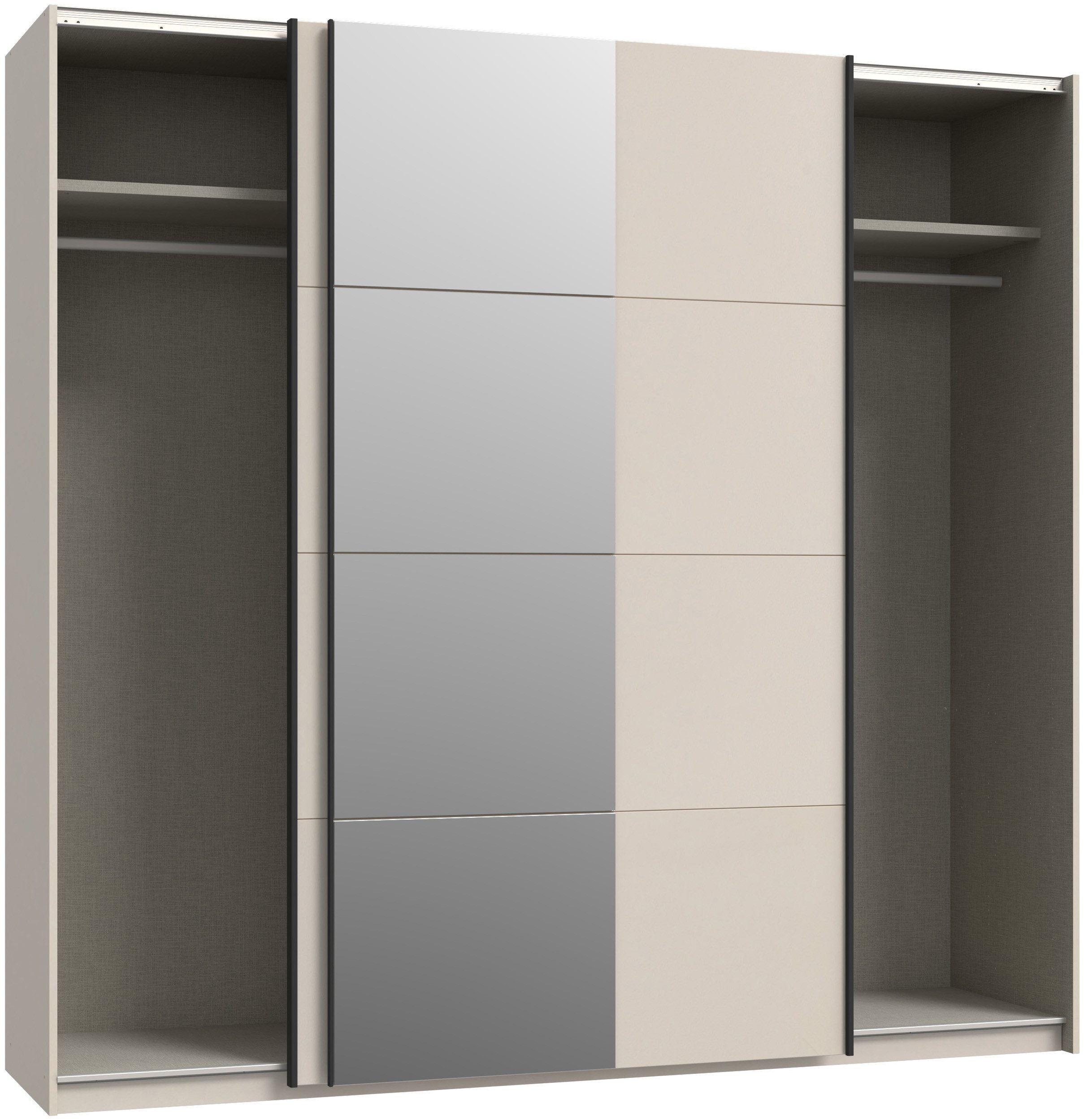 FORTE Schwebetürenschrank Ingalil Höhe 2,10 mtr., stehende Montage – Bild 5 von 5