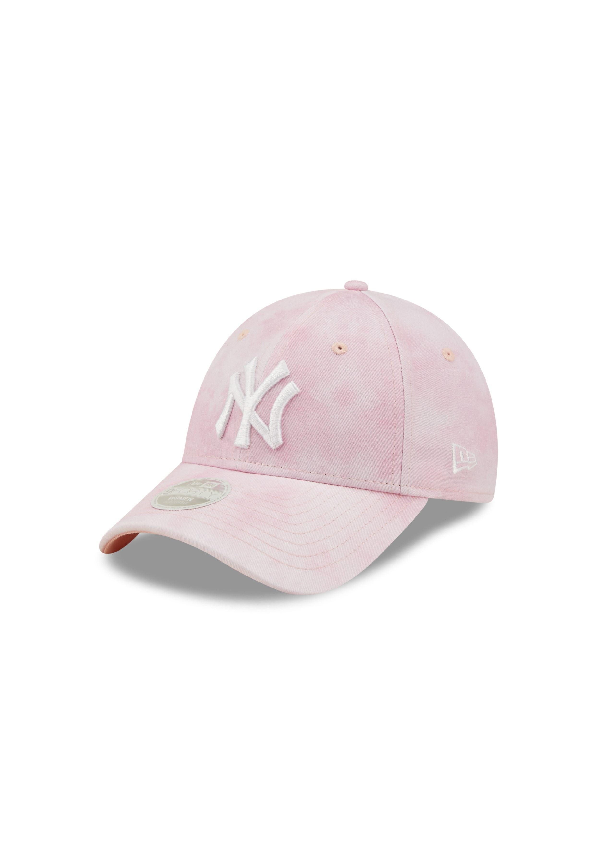 Baseball Cap New York Yankees MLB Tie Dye Pink 9Forty Adjustable Women Cap New Era
