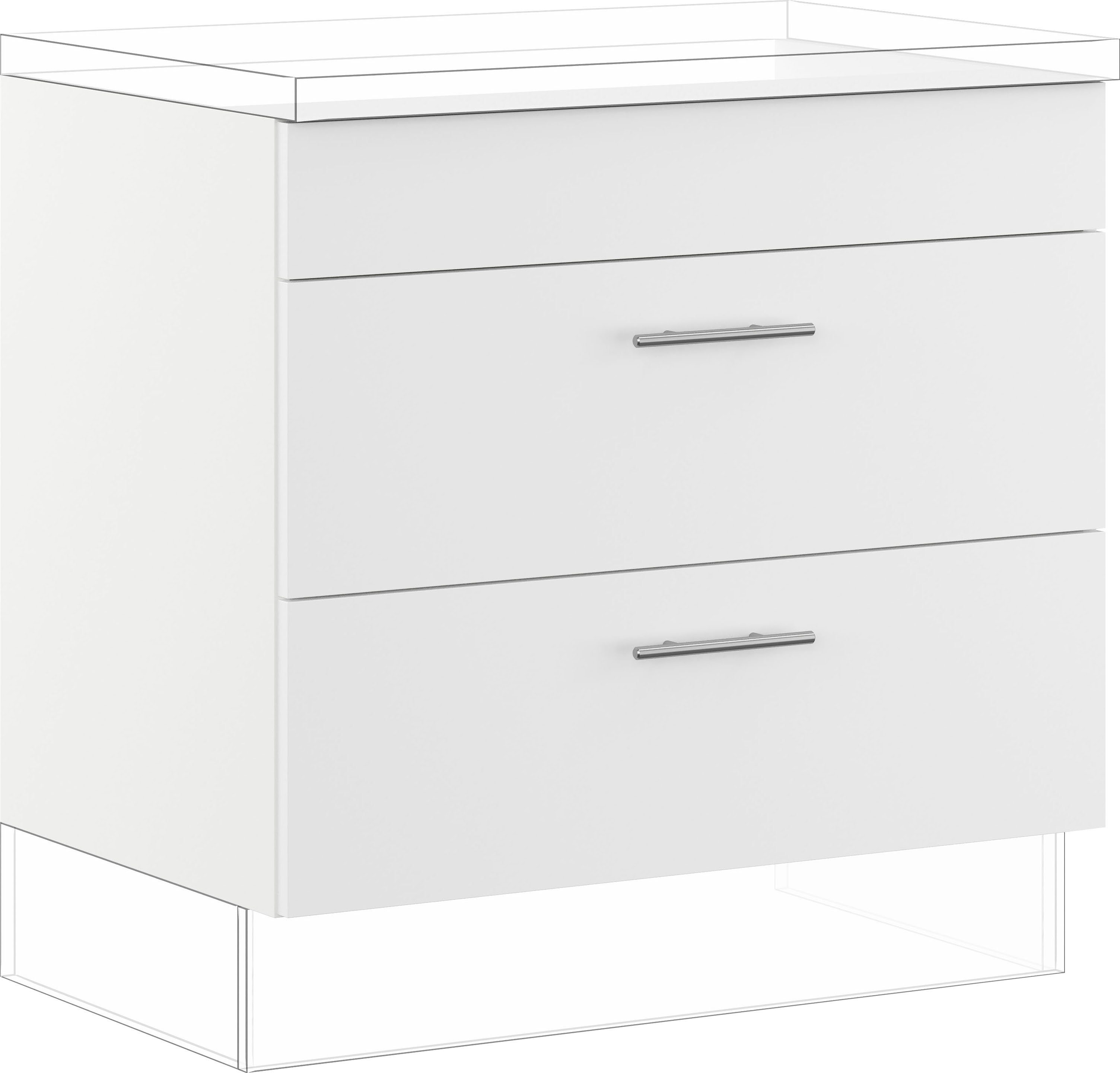 IMPULS KÜCHEN Kochfeldumbauschrank "Prag und Valencia", Breite/Höhe: 90/72,3 cm, mit Soft-Close vormontiert, mit Soft-Close