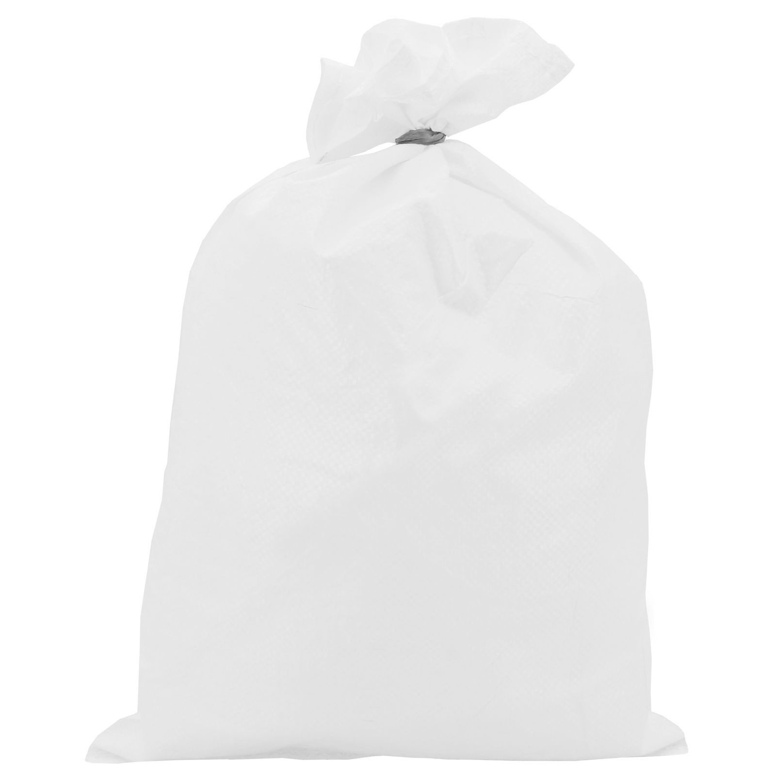 Zill Sandsack 500 x Hochwasserschutz PP-Sack 40x60cm weiß mit Bindeband, Мішки з піском