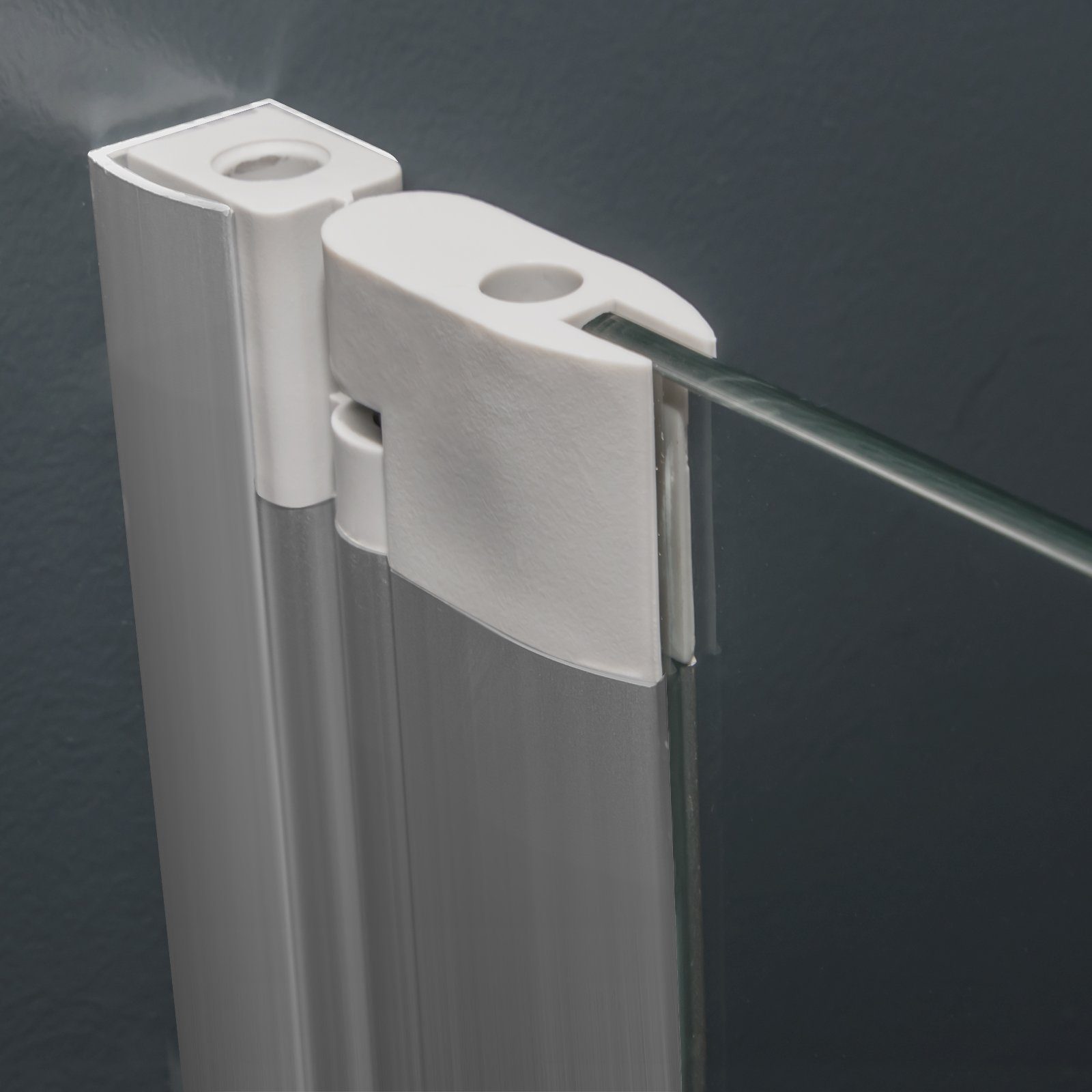 Schulte Badewannenfaltwand 70x130 cm, Duschwand für Badewanne, Dekor Querst günstig online kaufen