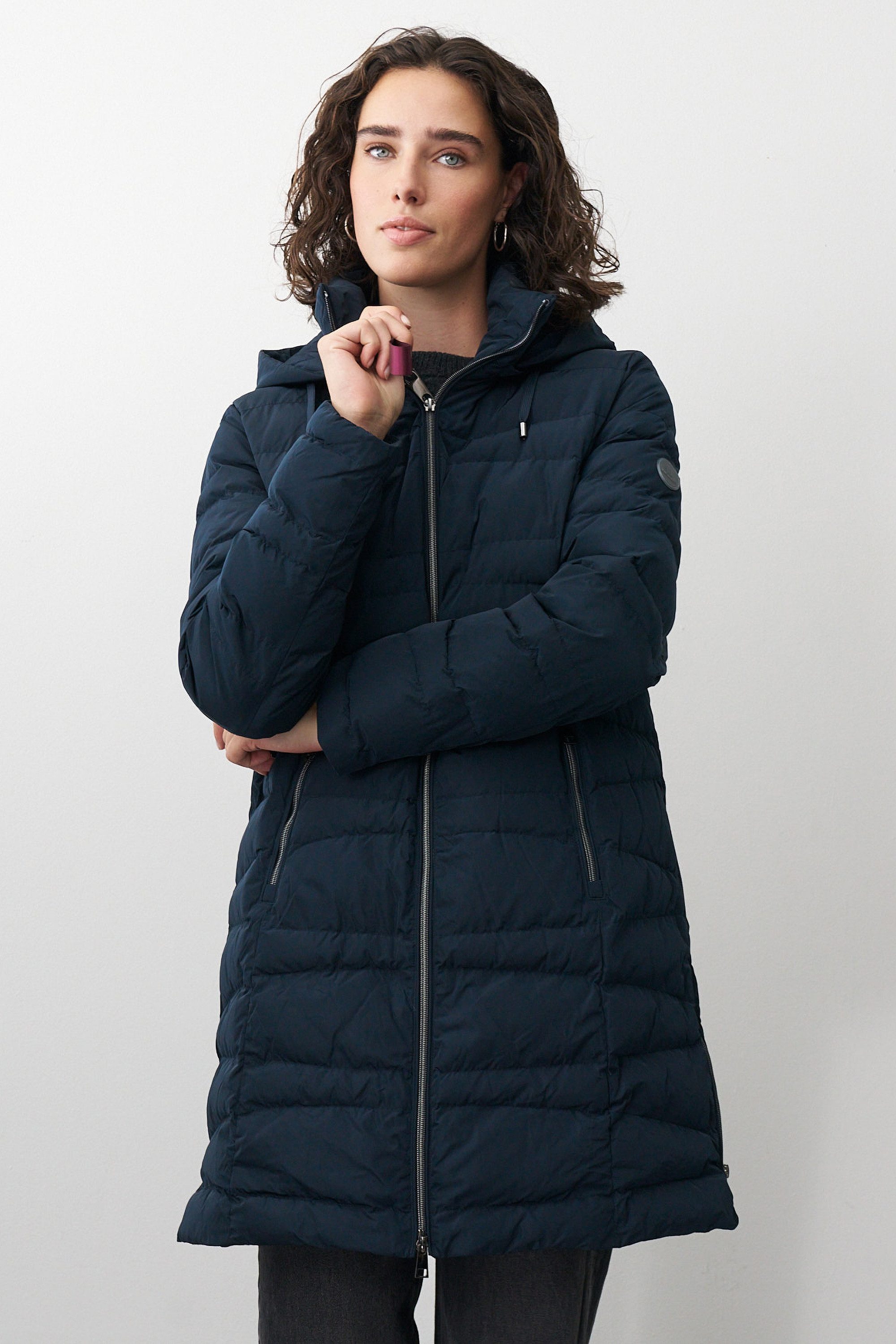 Barbara Lebek Steppmantel warmer Damenmantel oder Wintermantel mit abnehmba günstig online kaufen