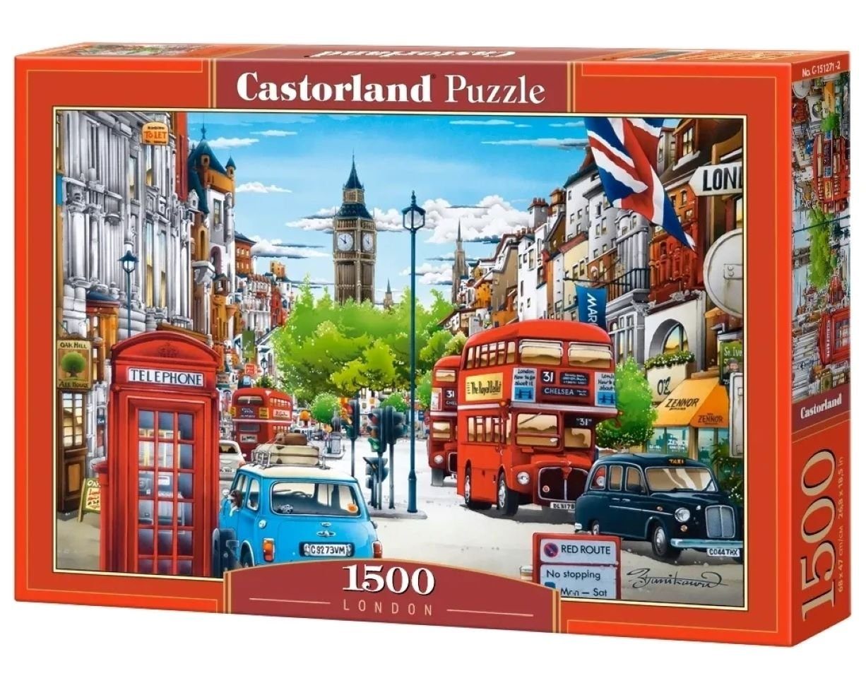 Castorland Puzzle Landschaften Puzzle 1500 Teile, "London", 1500 Puzzleteil günstig online kaufen