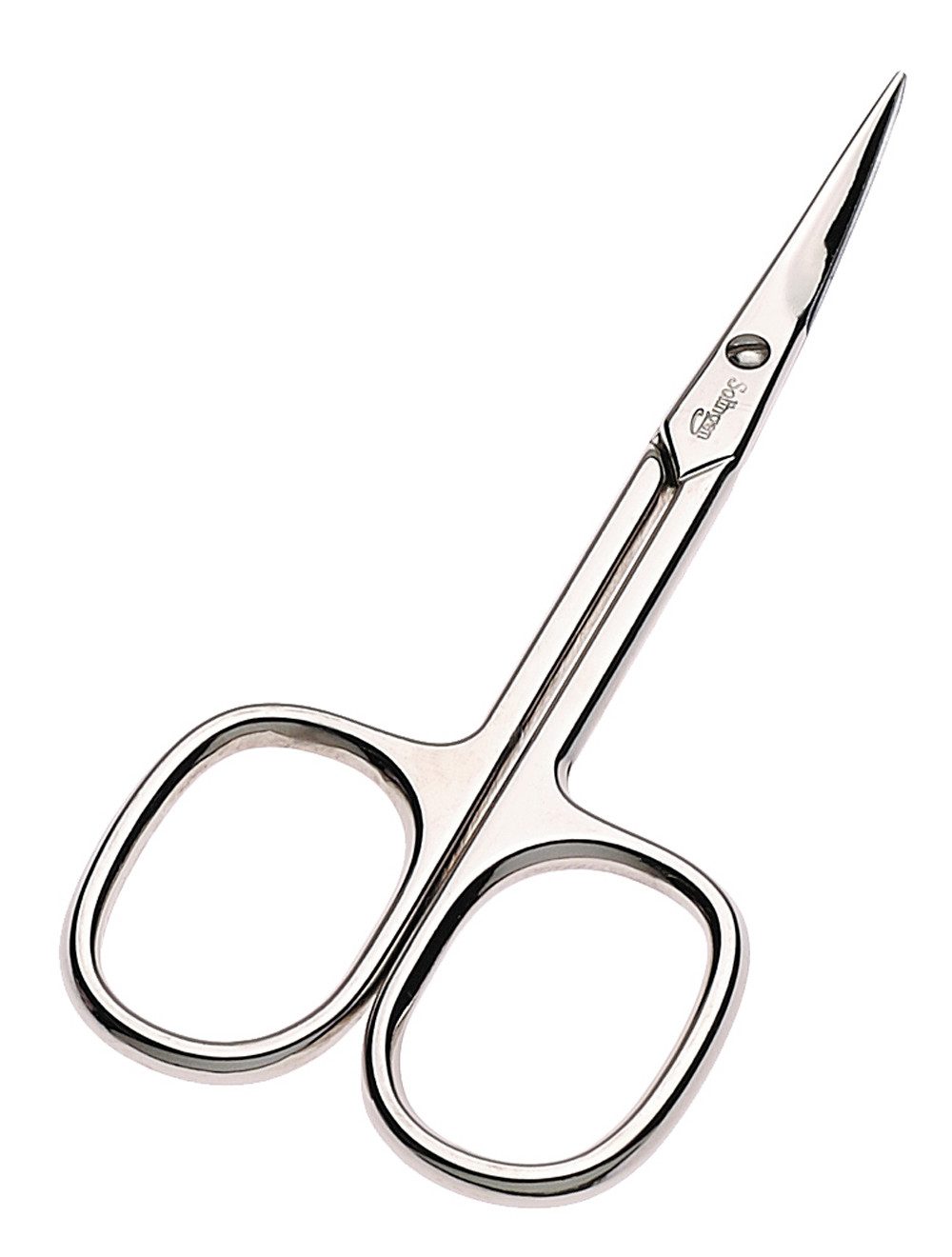 Solingen Nagelschere Solingen Nagelschere extra scharf gebogen, Fingernagel- & Nagelhautsc, (1-tlg), gebogener Schnittfläche