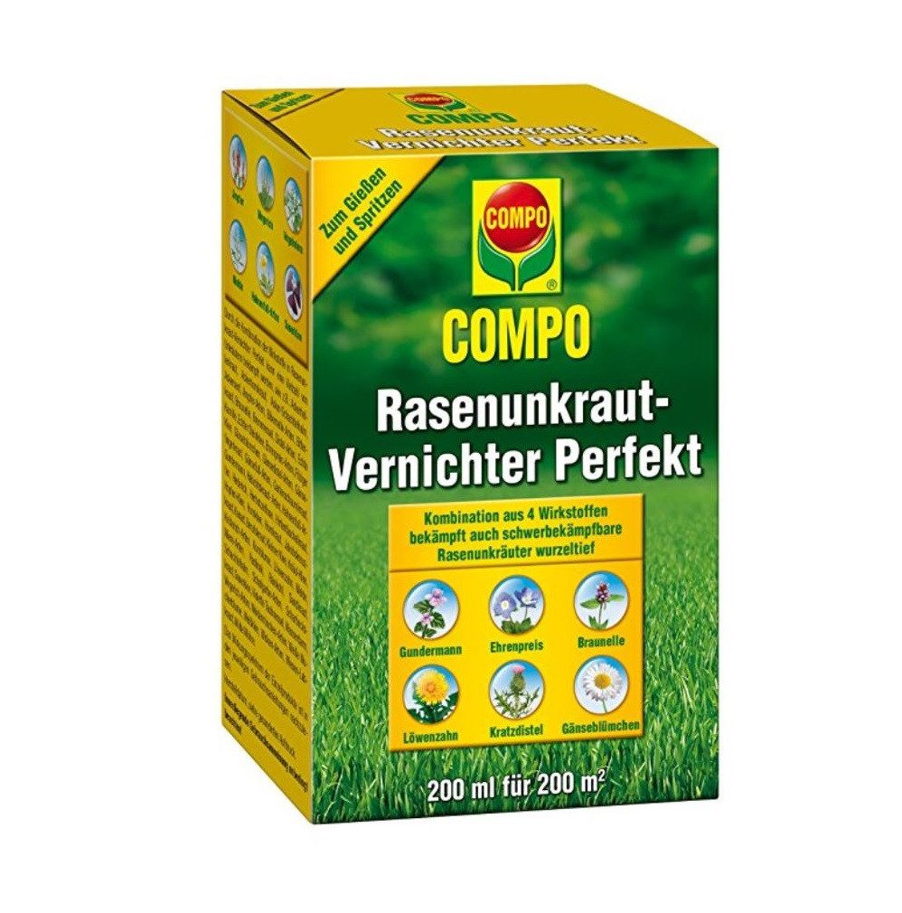 Compo Unkrautbekämpfungsmittel COMPO Rasen Unkrautvernichter COMPO Perfekt 200ml