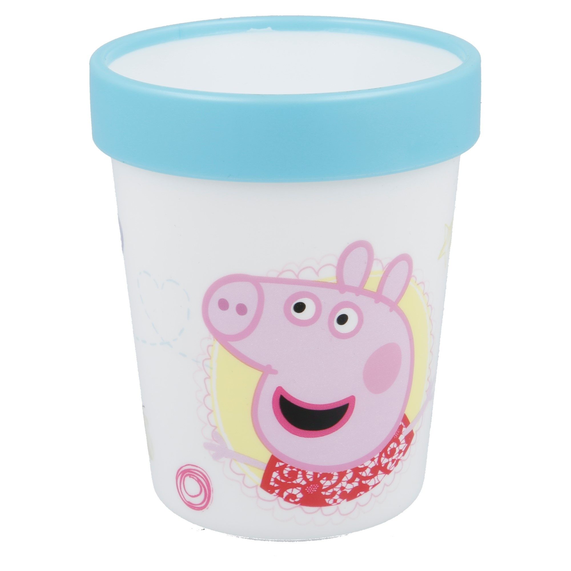 Peppa Pig Kindergeschirr-Set Peppa Wutz Pig George Kinder Geschirr-Set 3 teilig (3-tlg), 1 Personen, BPA-Frei, antirutsch Becher Teller Schüssel