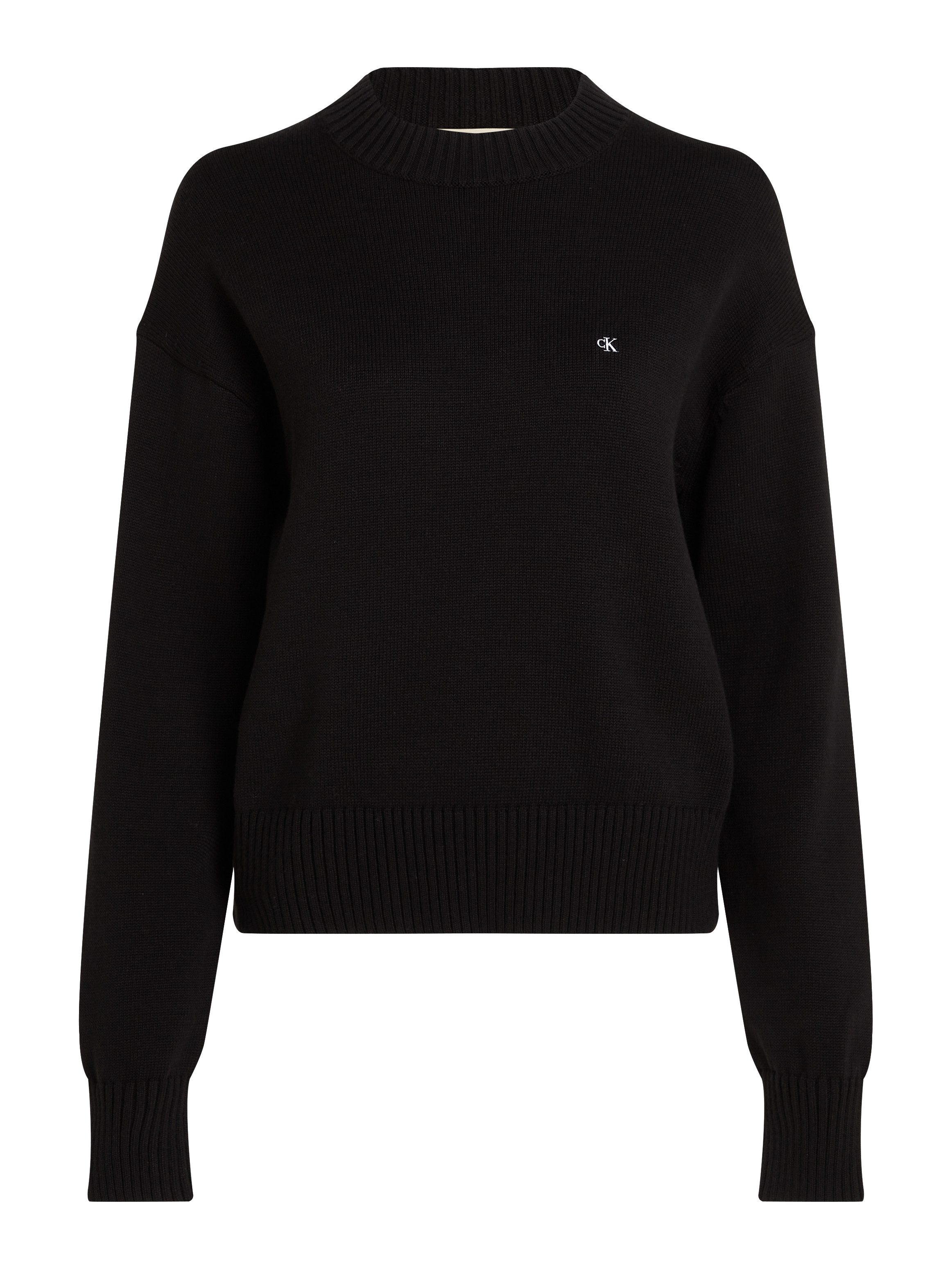Rundhalspullover MONOGRAM EMBRO CREWNECK SWEATER