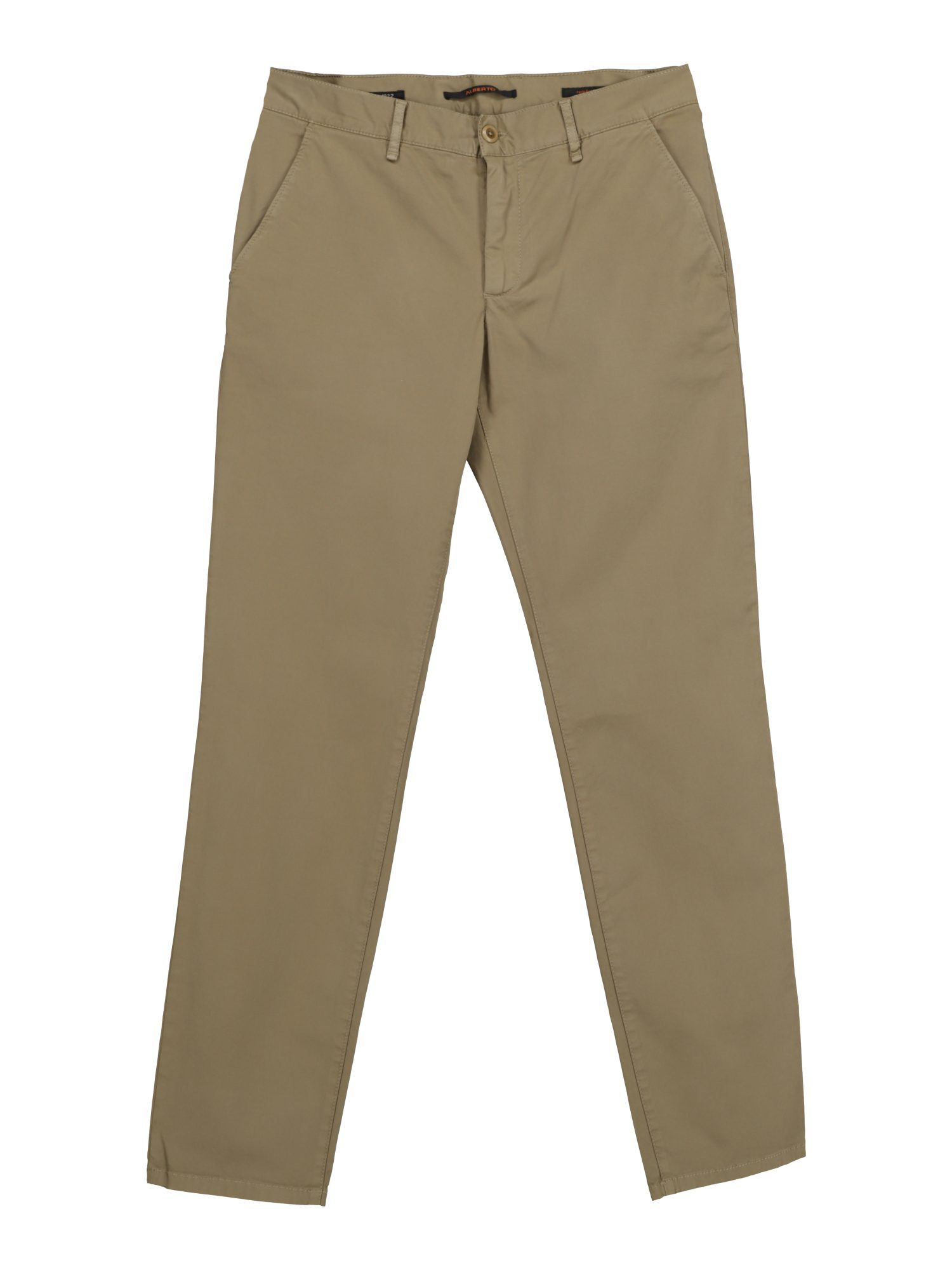 Alberto Stoffhose natur,Casual,Baumwolle,Unifarben,Regular Fit,Mittel