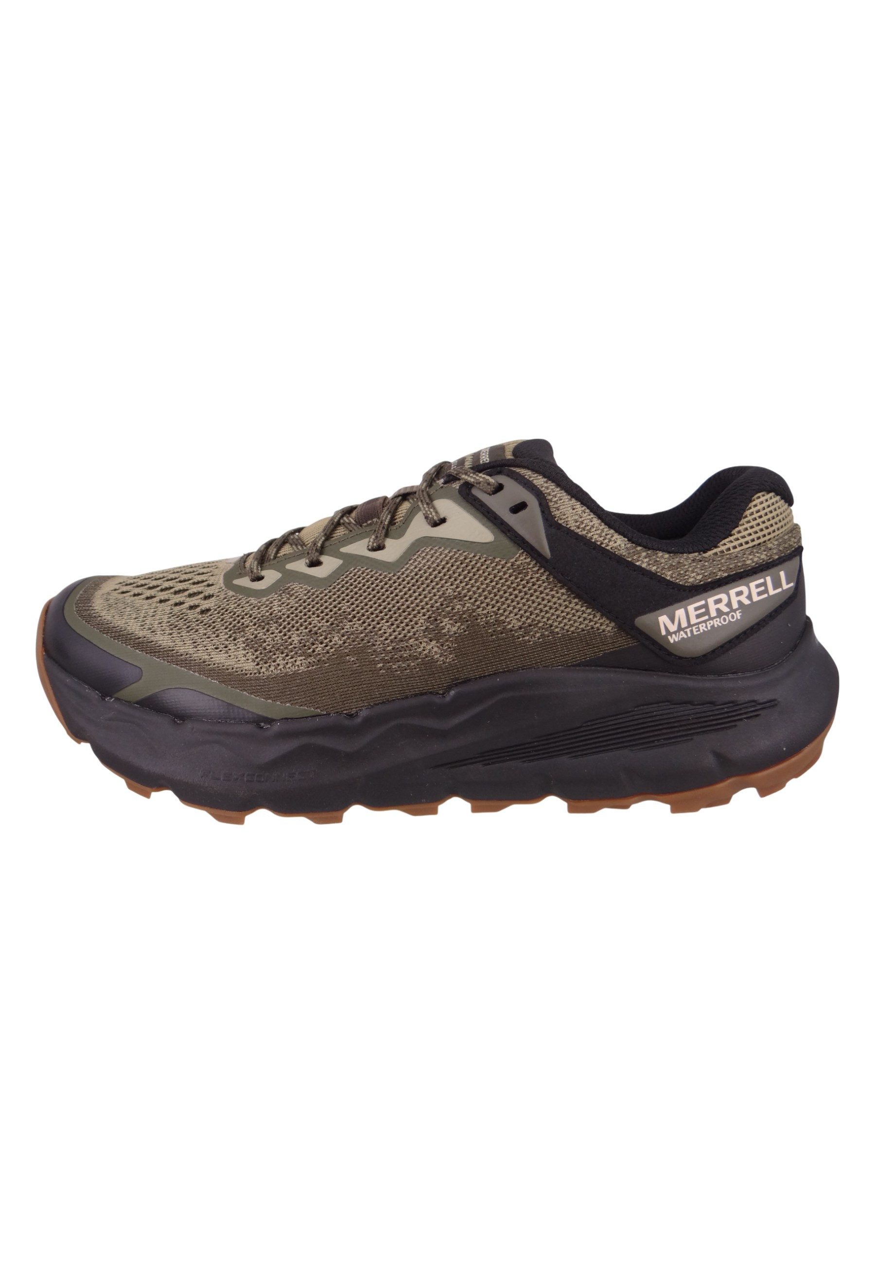Merrell J068397 Nova 4 WP Trailrunning Drab Schnürschuh
