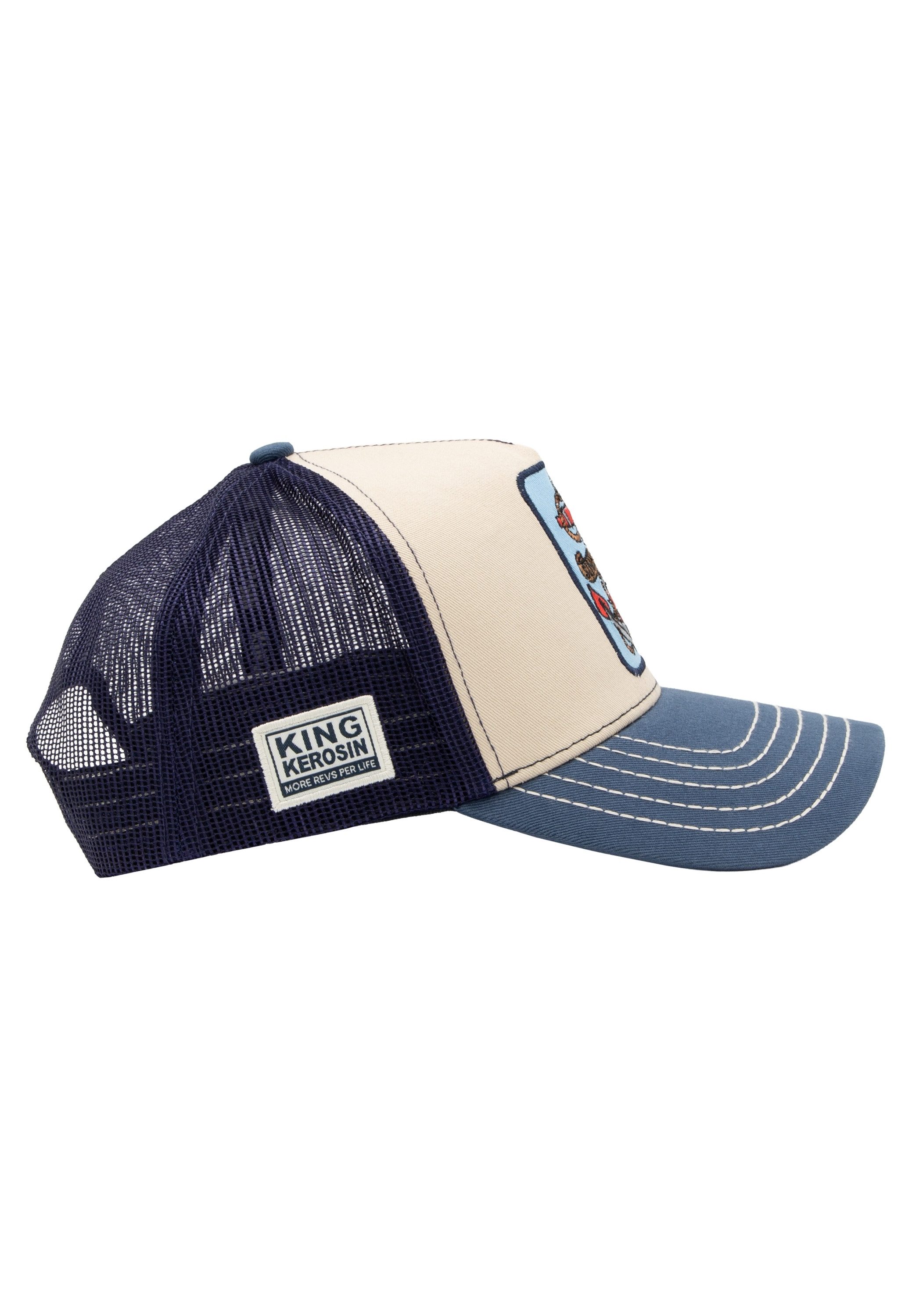 KingKerosin Trucker Cap Sink or Swim (1-St) mit maritimem Vintage-Flair
