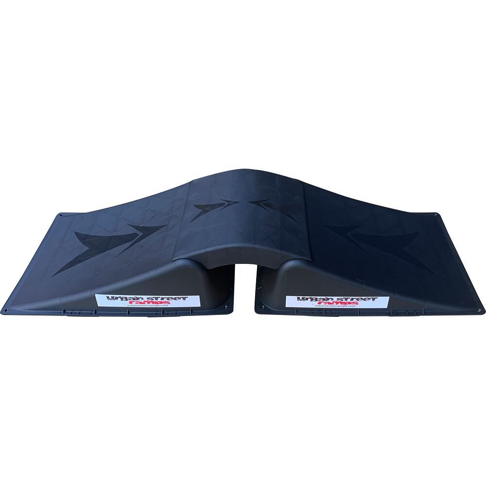 Urban Street Ramps Skateboard Skate Rampe Double Ramp, Für Skateboarder, Inlineskater und BMX-Fahrer